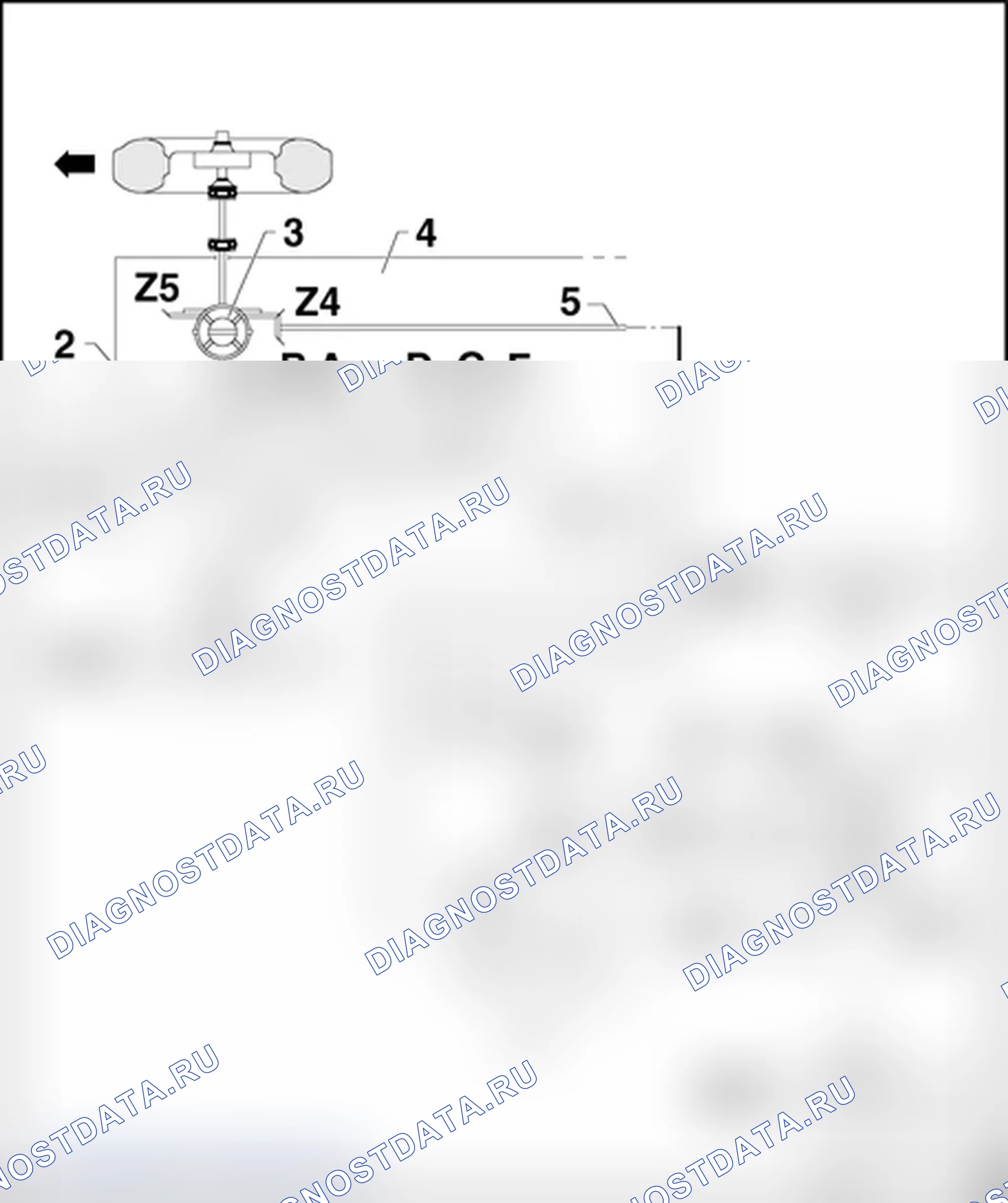Рис. 952: Схема трансмиссии (полноприводные автомобили (AWD)). Audi A4 B6