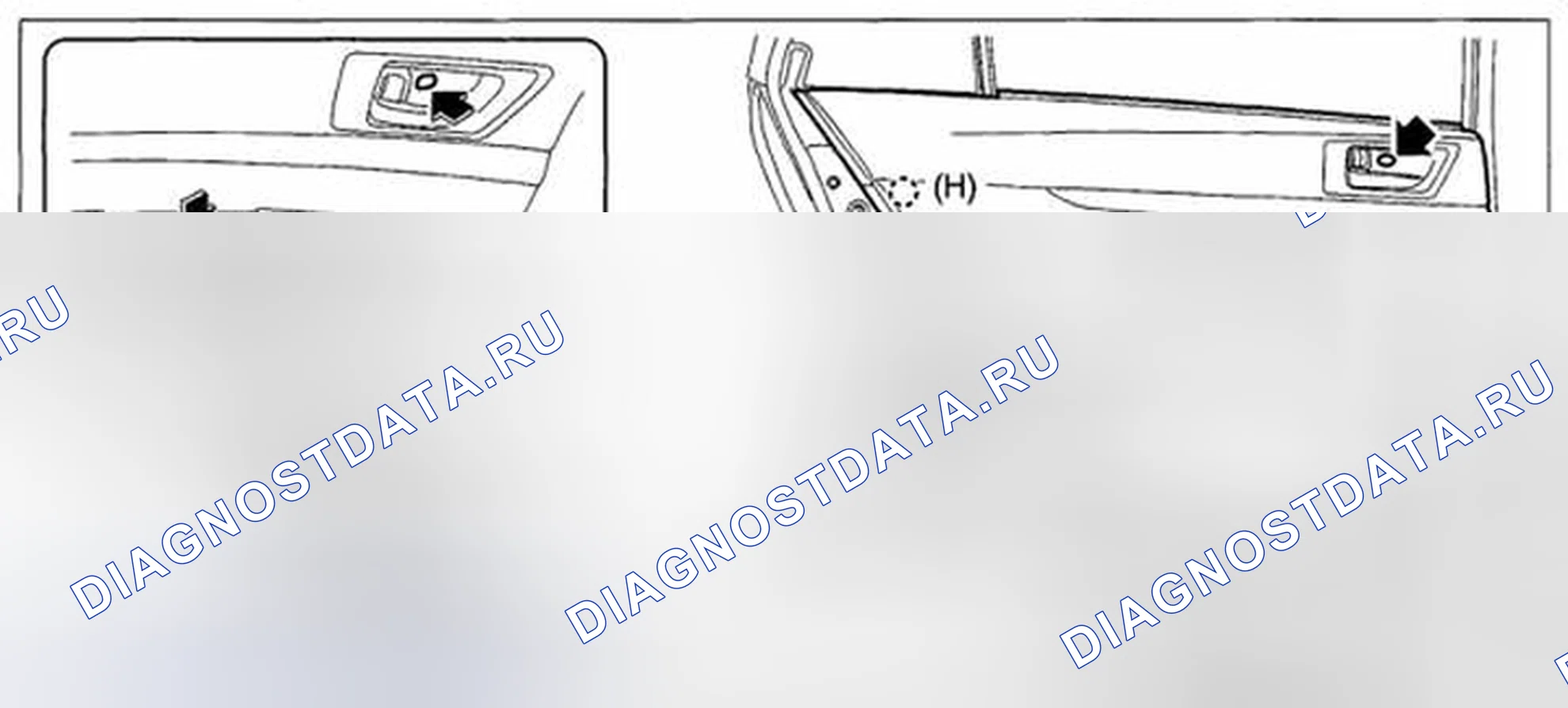 Рис. 58: ЗАДНЯЯ ДВЕРЬ. Subaru Legacy BM/BR
