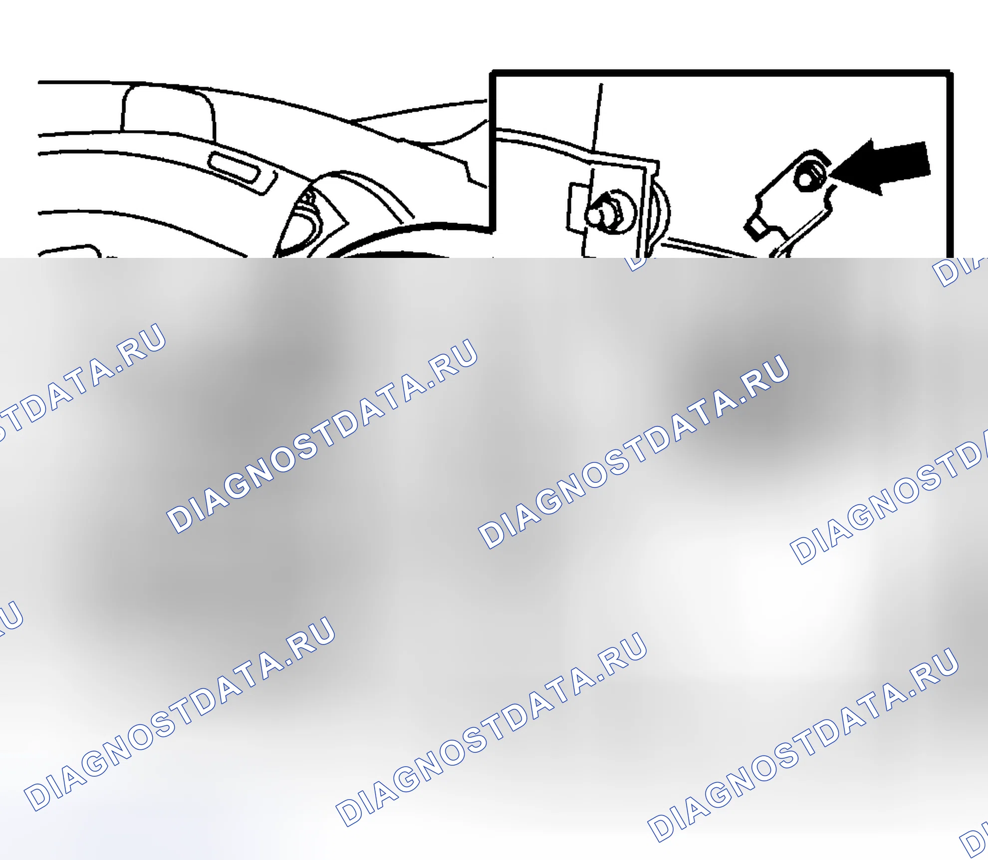 Рис. 387: Снятие левого переднего колеса. Volvo XC90 I