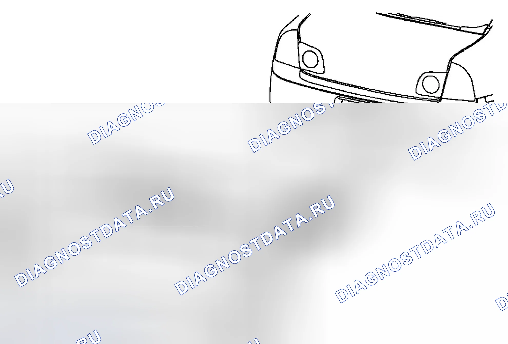 Рис. 9: Замена удлинителя заднего бампера Fascia. Chevrolet Malibu VII
