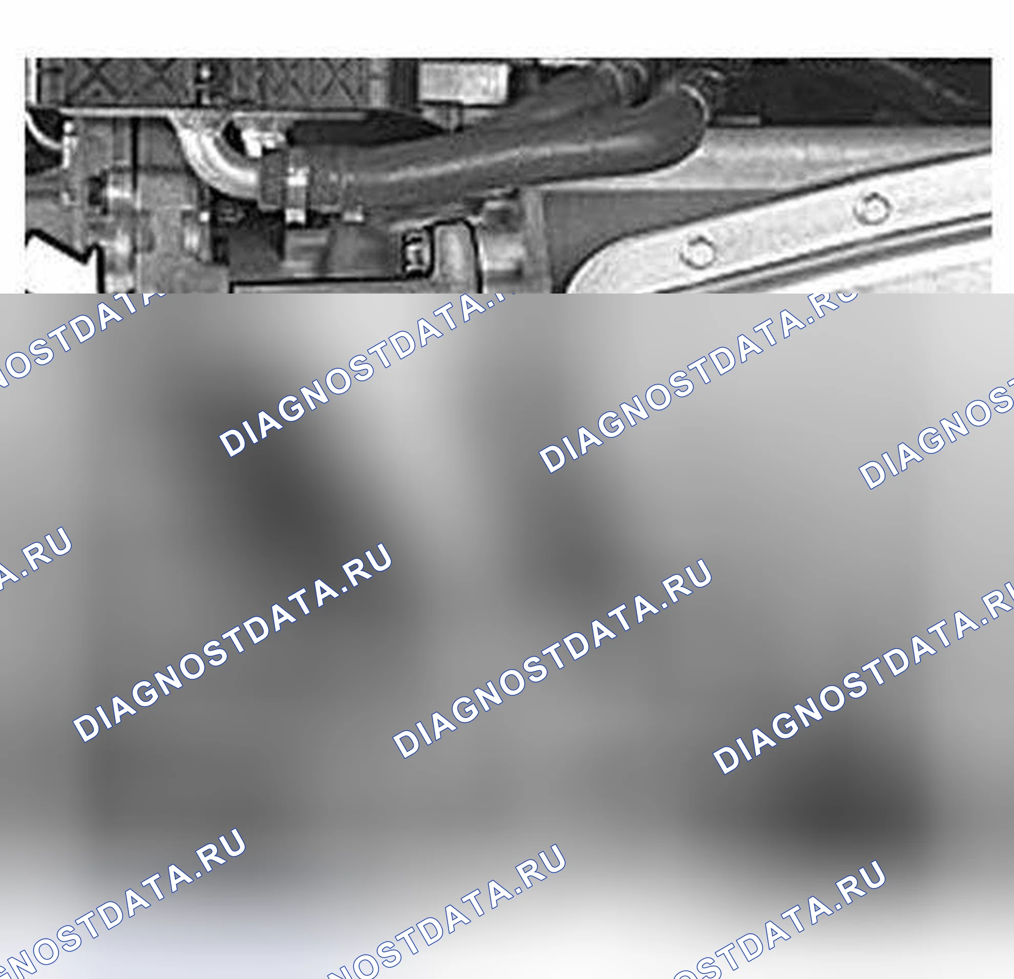 Рис. 475: Удаление винтов для конического зубчатого колеса / корпуса цепи. Volvo XC90 I