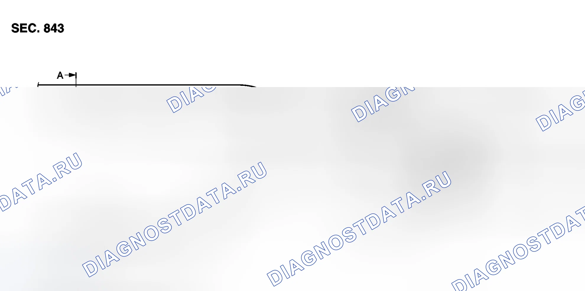 Рис. 660: Демонтаж и монтаж погодной полосы крышки багажника. Infiniti G35 III