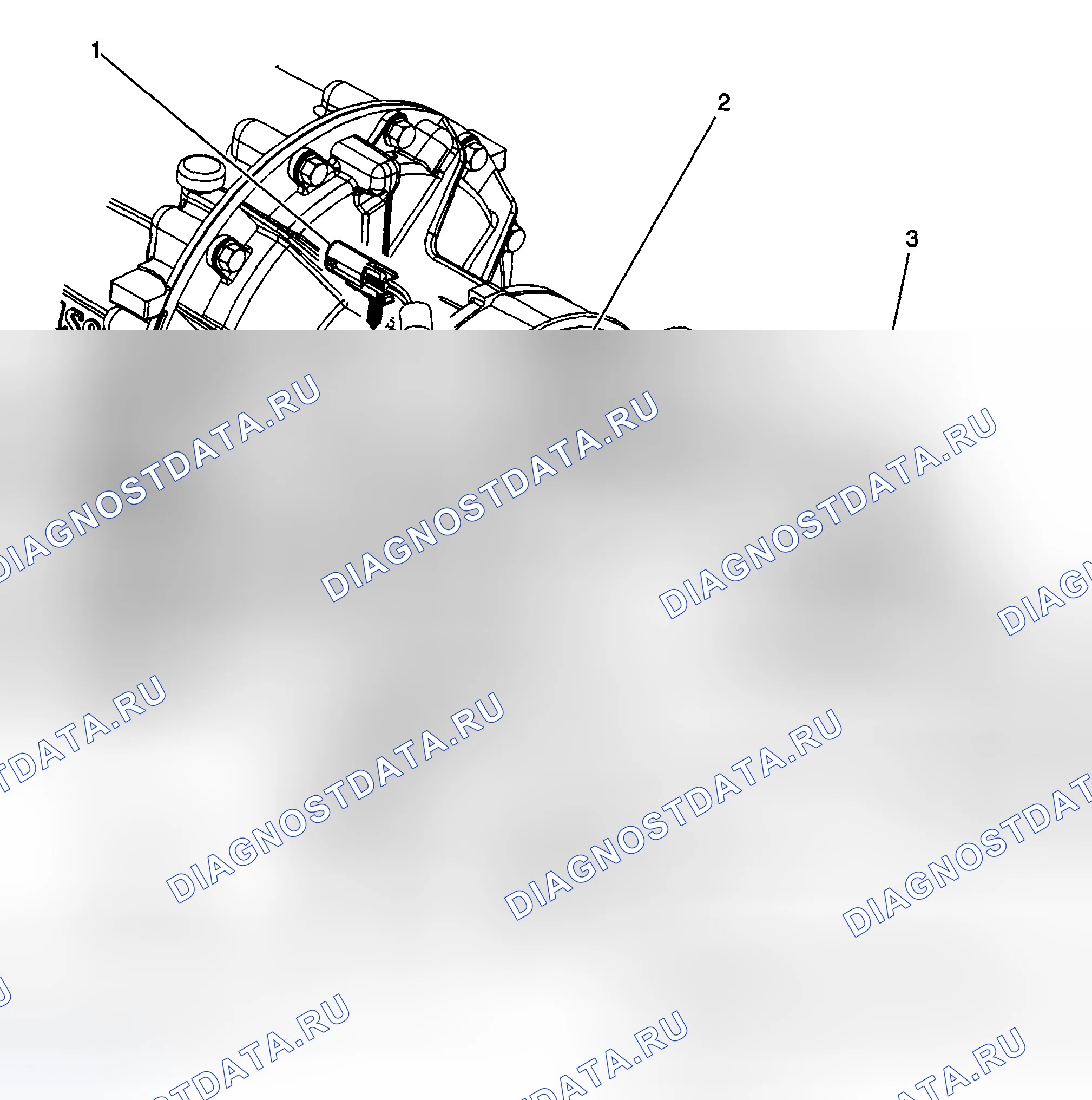 Рис. 606: Виды компонентов управления раздаточной коробкой. Chevrolet Silverado 1500 HD 