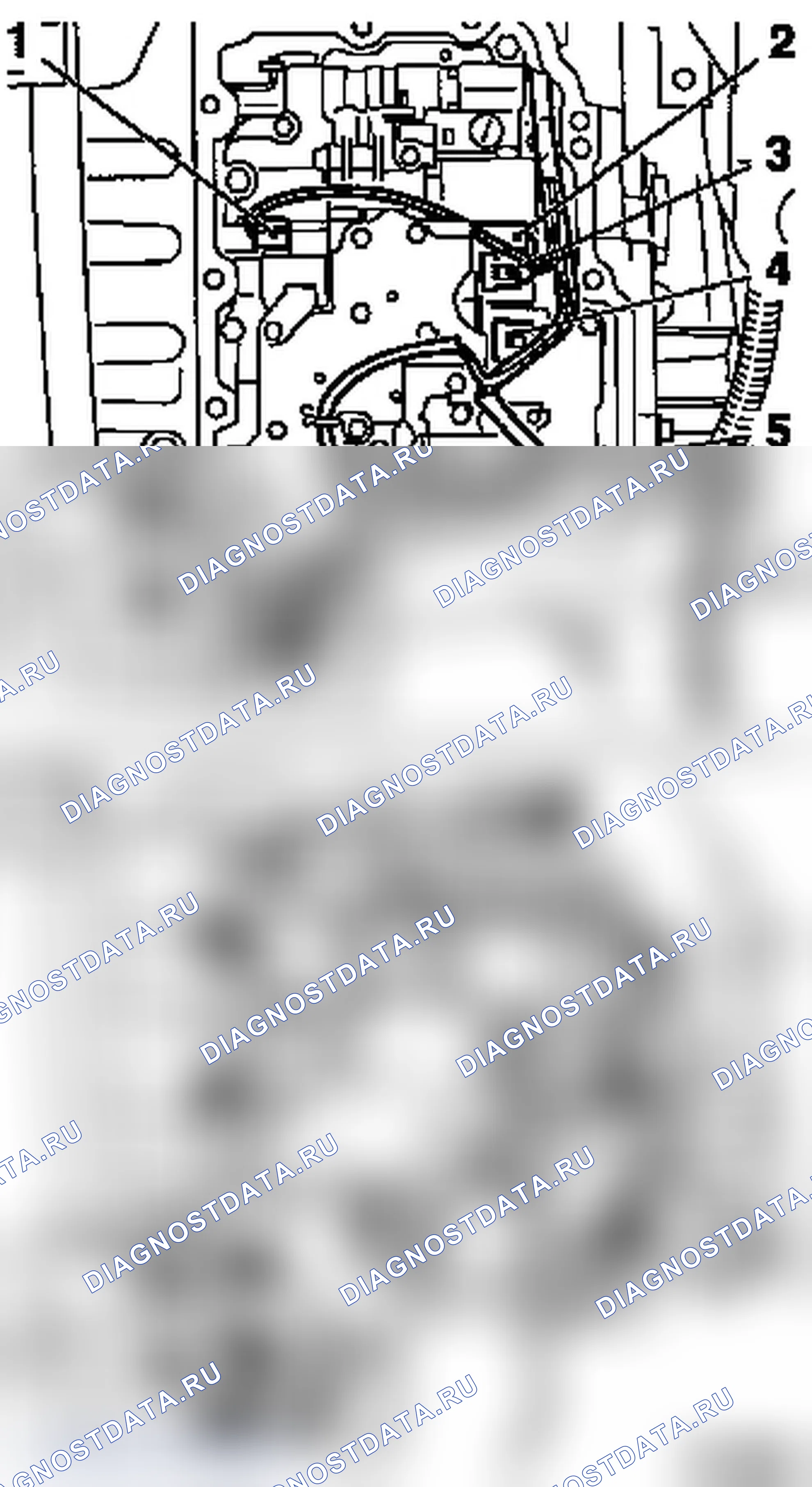 Снятие и установка всего корпуса клапана (AF13-II). Opel Corsa D