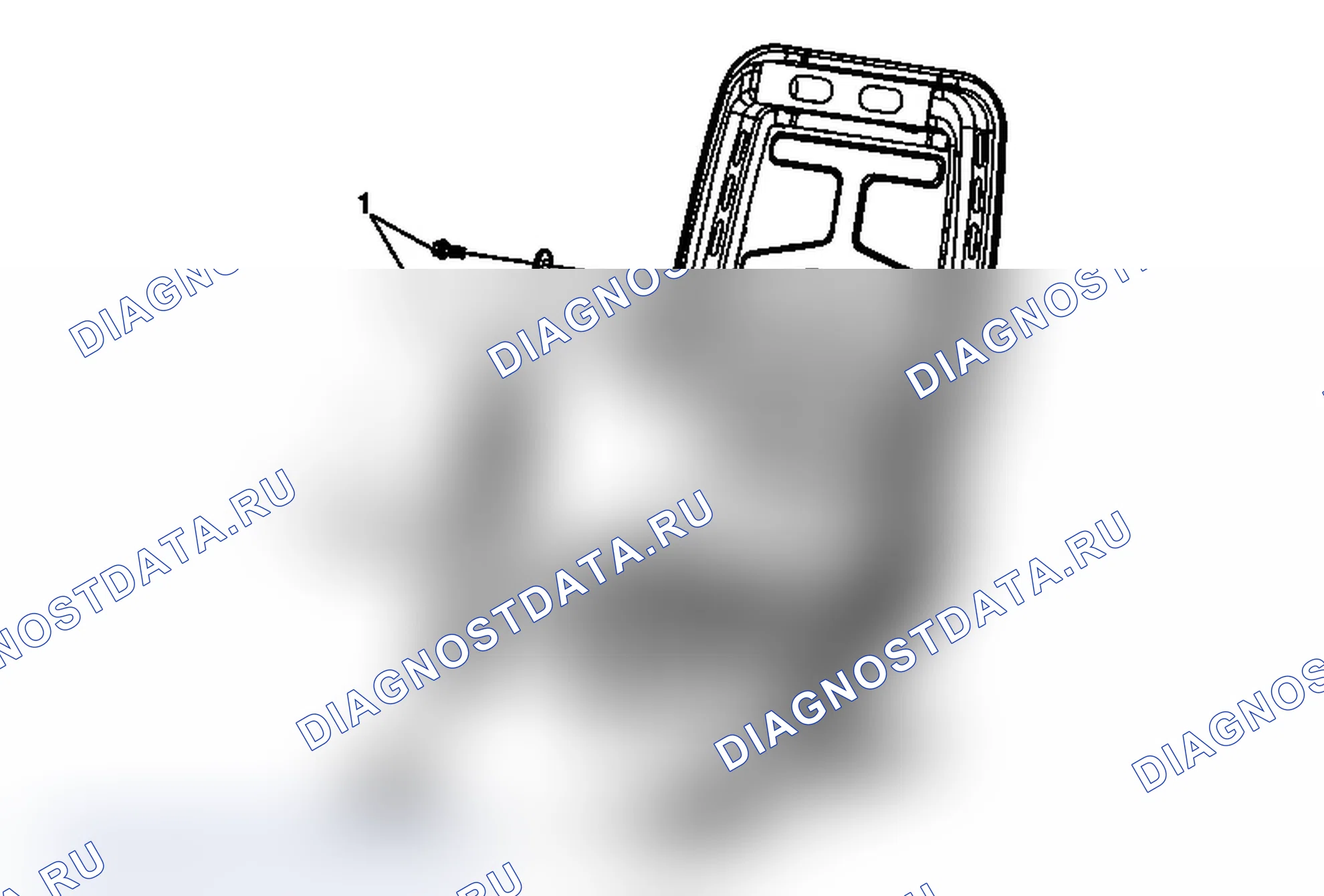 Рис. 78: Замена внутренней облицовки заднего сиденья (Tahoe/Yukon/Escalade с ведром). Chevrolet Tahoe III
