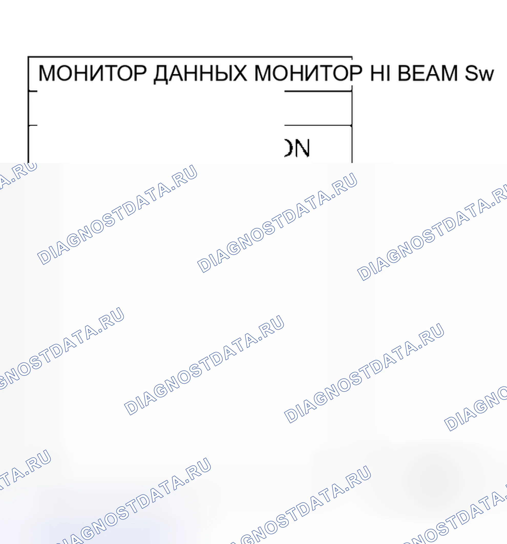 Рис. 9: Фара HI не освещает (обе стороны). Honda Odyssey I