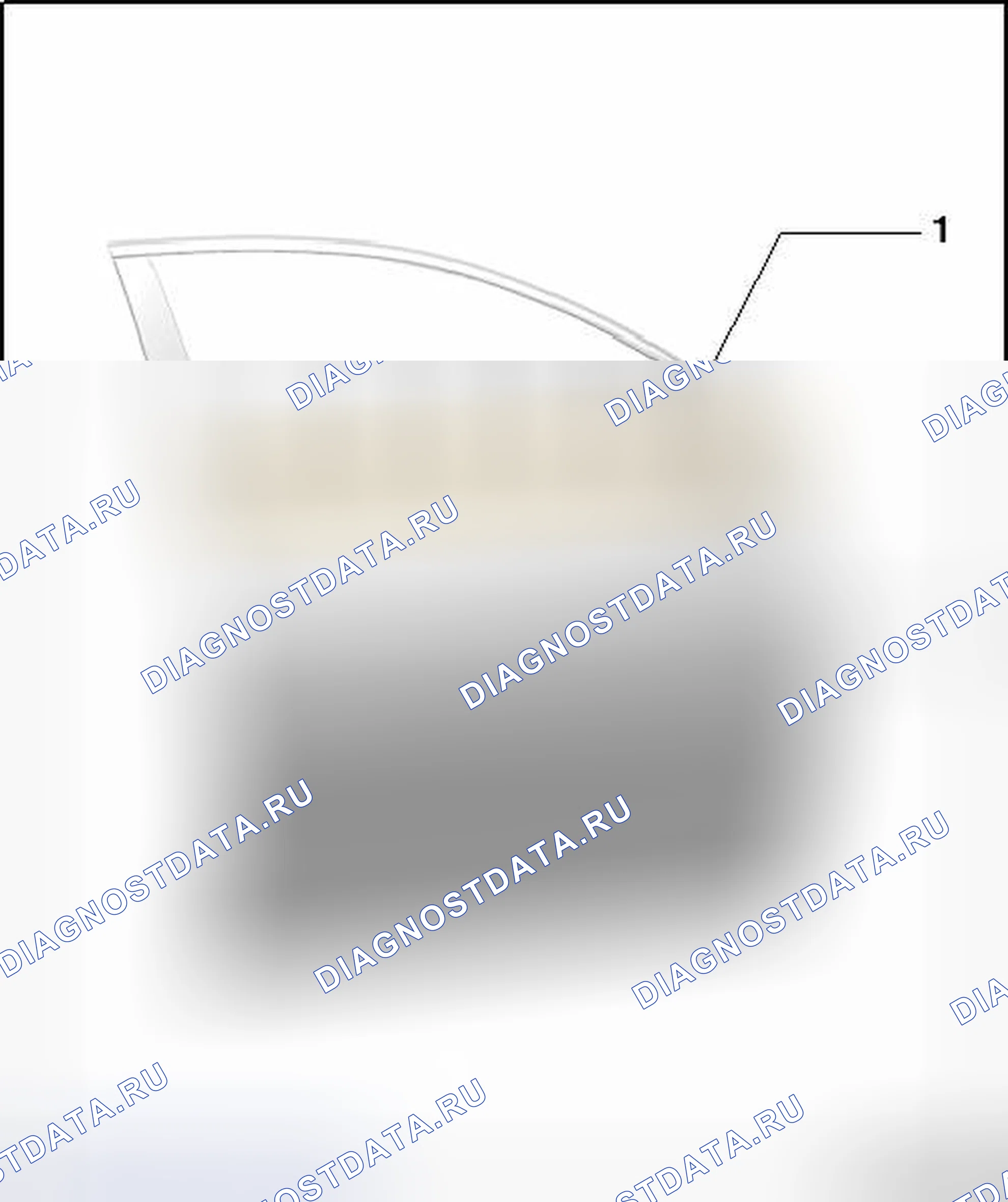 Рис. 106: УПЛОТНЕНИЕ УГЛУБЛЕНИЯ ВНЕШНЕГО ОКНА. Volkswagen Golf Mk7