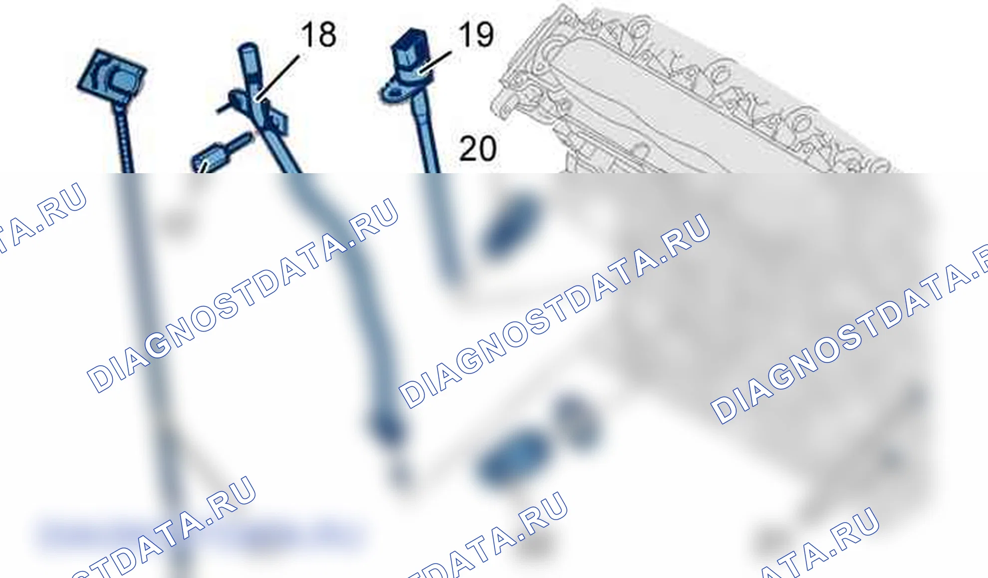 Разборка - сборка: двигателя ES9J4S — b1cm028d. Peugeot 607 I