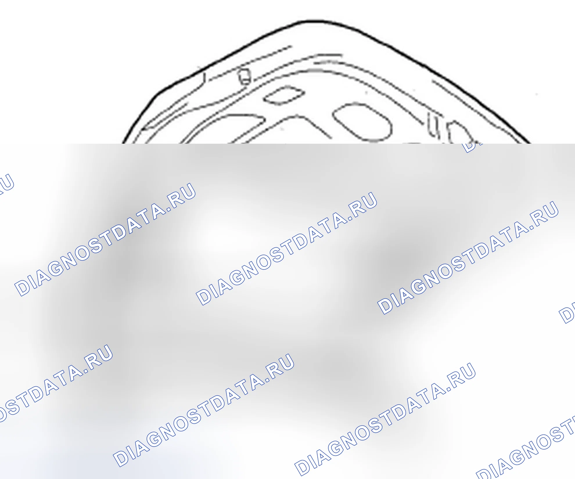 Рис. 32: Замена заднего окна. Honda Odyssey IV