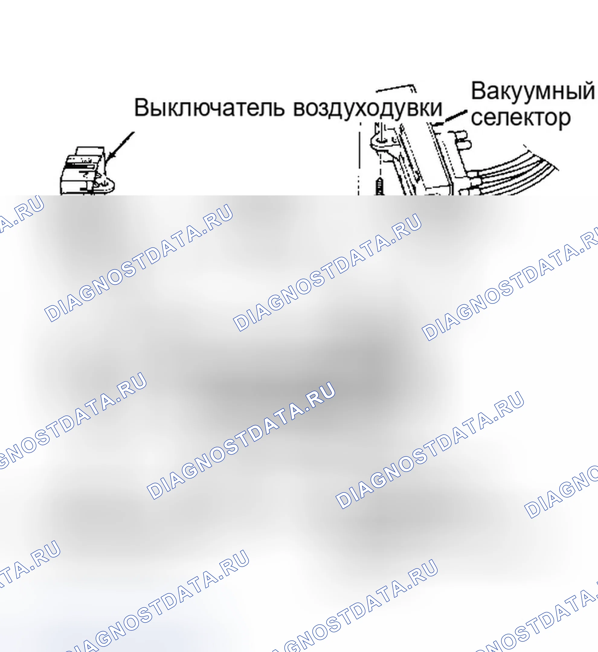 Рис. 6: Выключатель двигателя воздуходувки. Ford Crown Victoria I