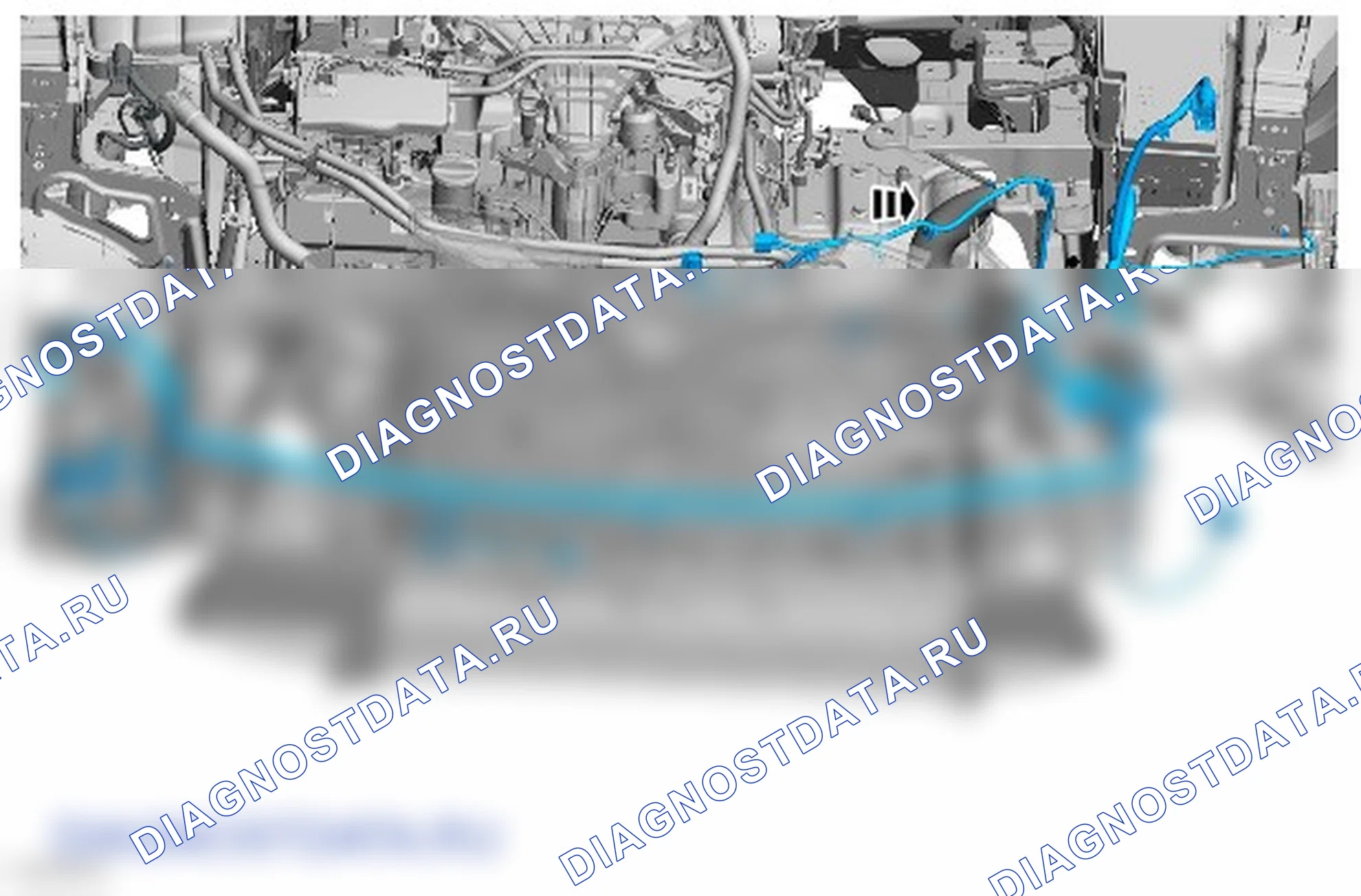 Как снять и установить жгут электропроводки моторного отделения. Ford Kuga I
