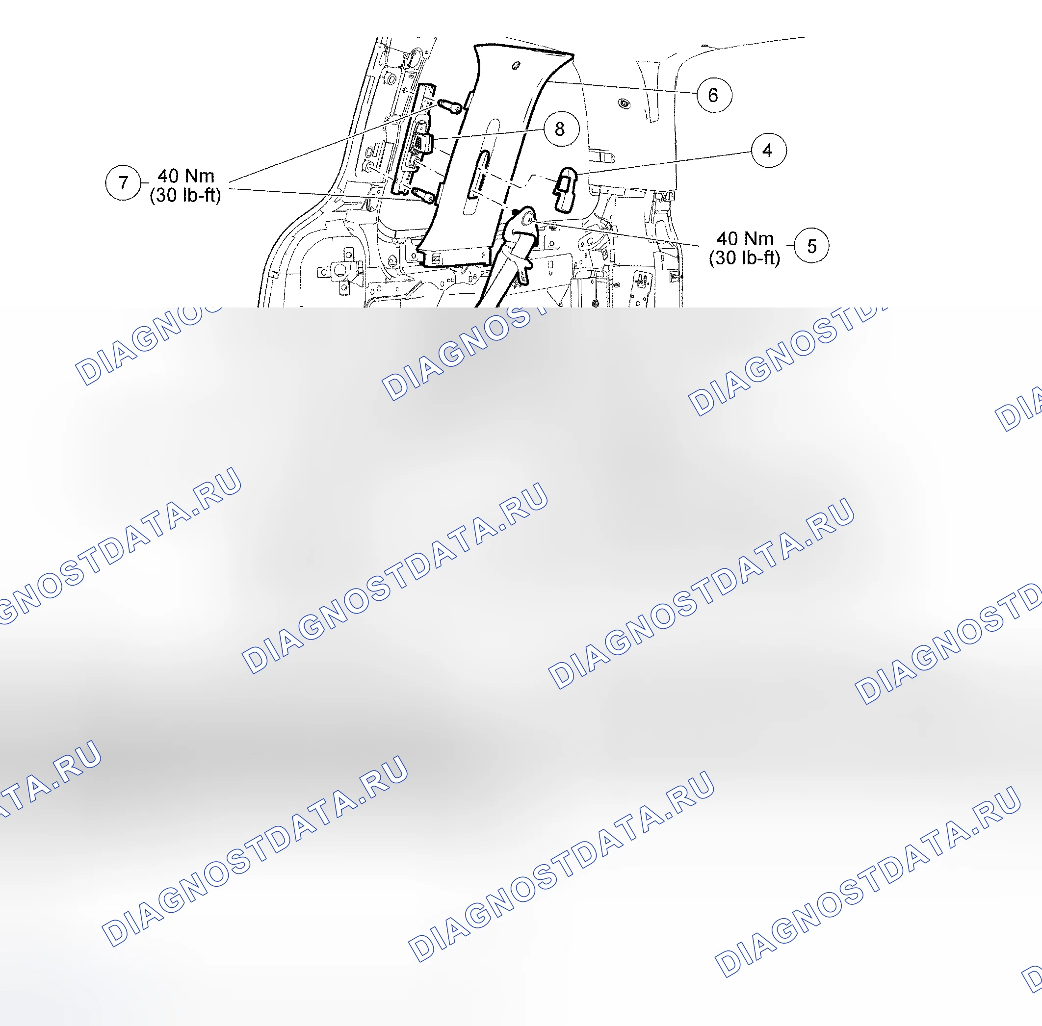Рис. 8: Демонтаж и монтаж. Hyundai Mistra I рестайлинг