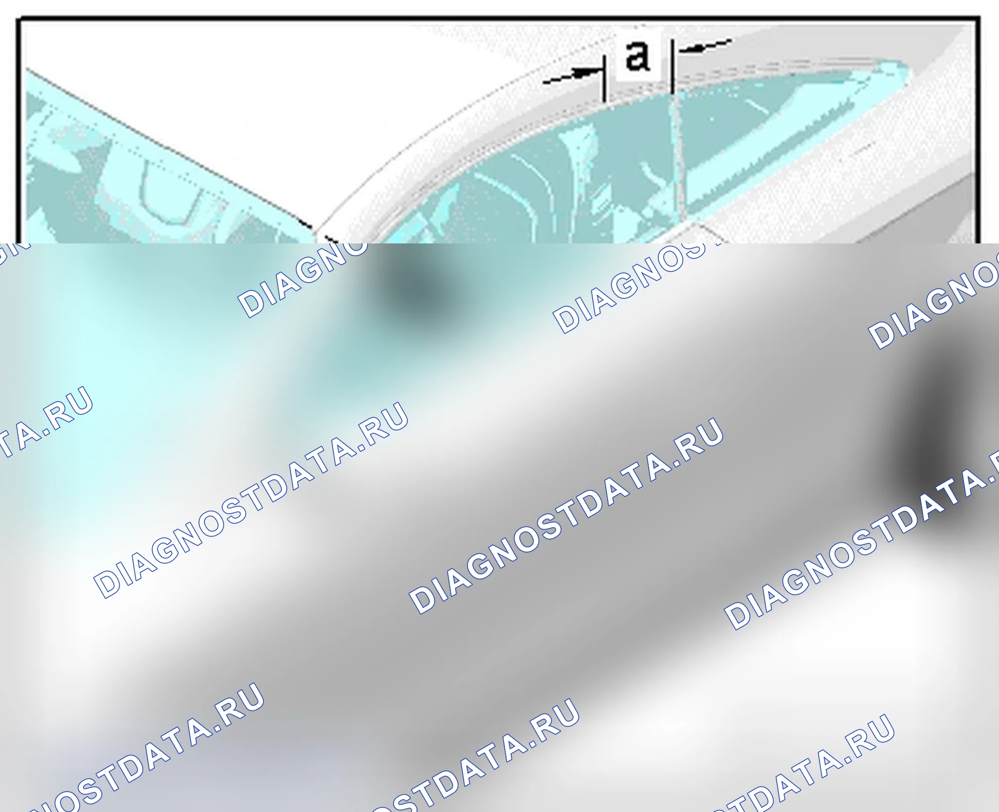 Рис. 61: Регулировка с помощью шаблона T40038/7. Audi TT 8J рестайлинг