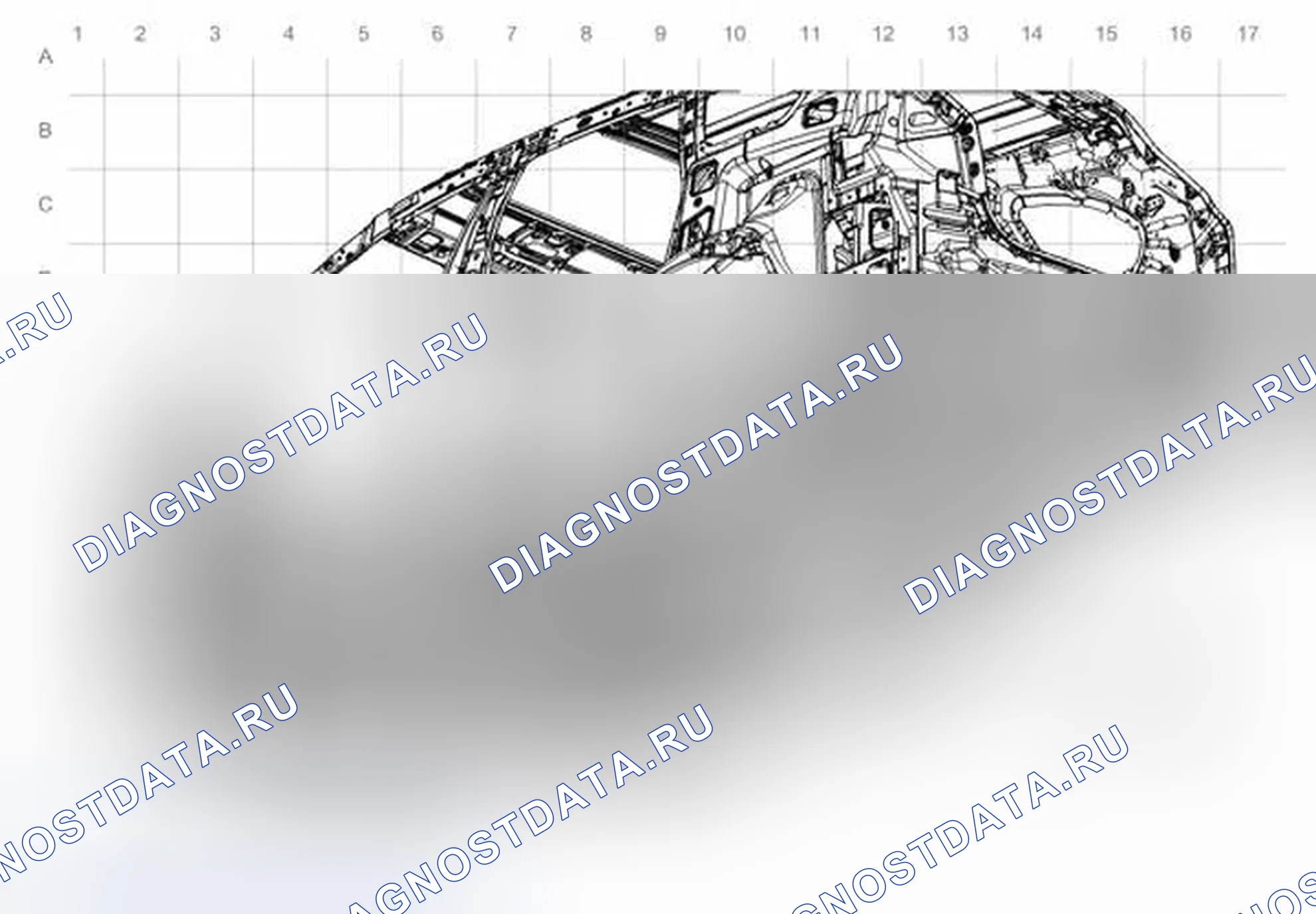 Рис. 34: Жгут проводов электронной перемычки стояночного тормоза. Chevrolet Captiva I рестайлинг 2