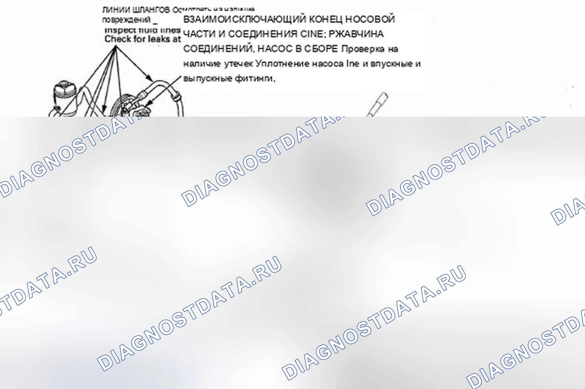 Рис. 36: Проверка утечки жидкости. Acura ZDX I