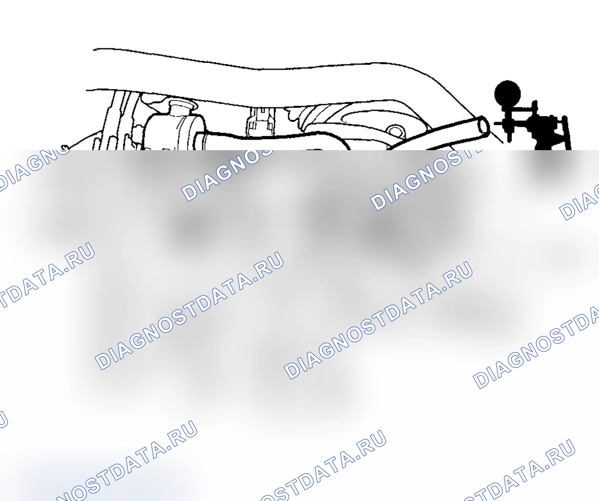 Рис. 192: Испытание клапана продувки канистры EVAP. Acura RSX I