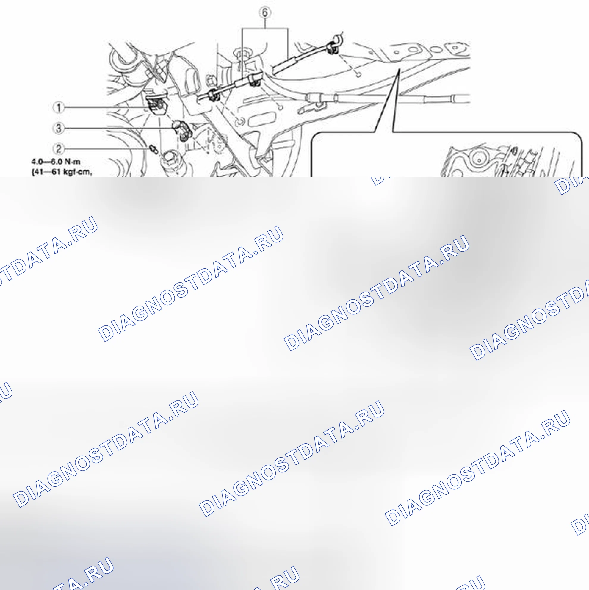Рис. 31: СНЯТИЕ / УСТАНОВКА ДАТЧИКА СКОРОСТИ ЗАДНЕГО КОЛЕСА АБС. Mazda 3 BL рестайлинг