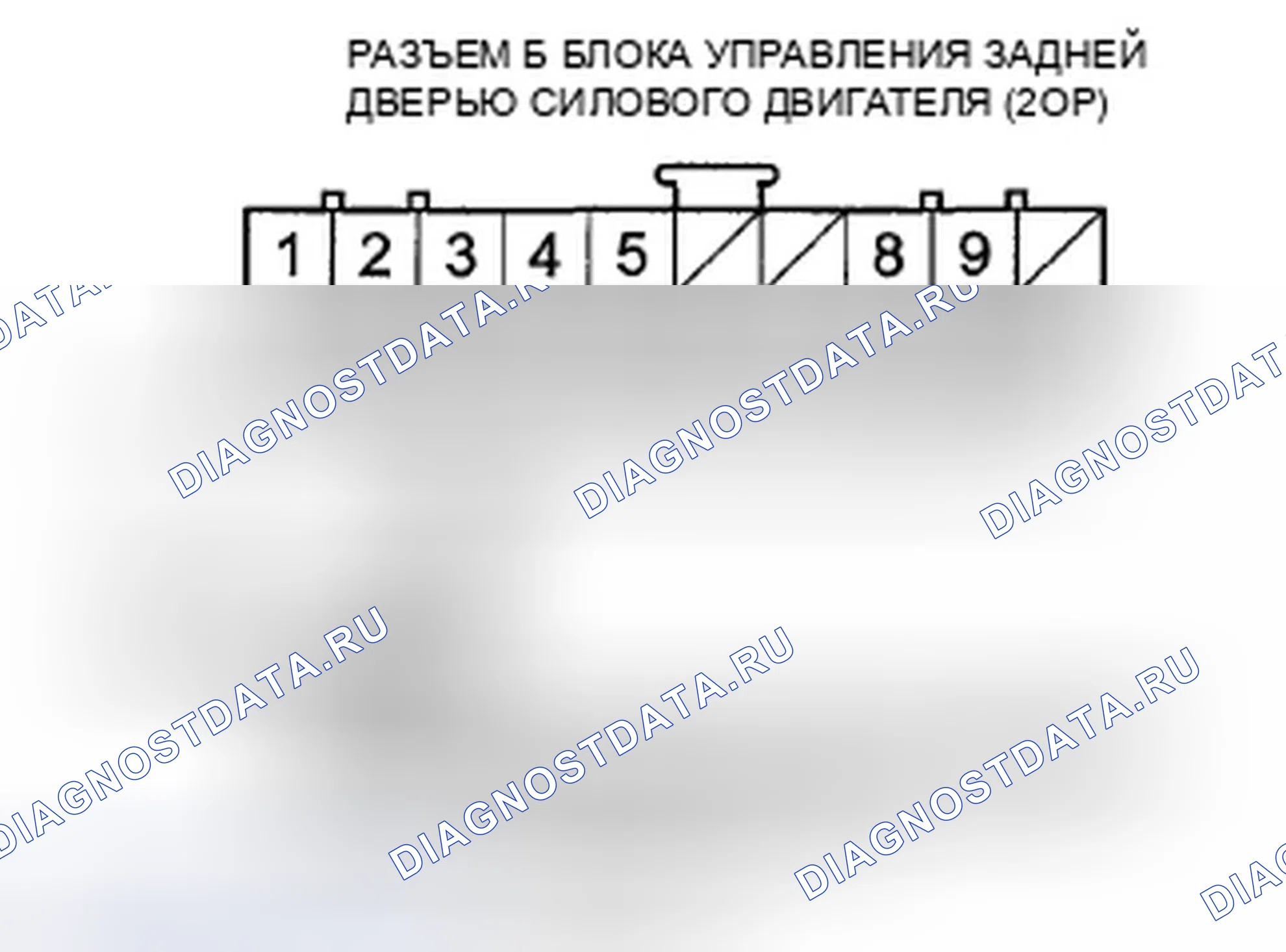 Рис. 160: расшифровка кода ошибки B1378: Неисправность цепи датчика правого защемления задней двери Питание. Honda Pilot II