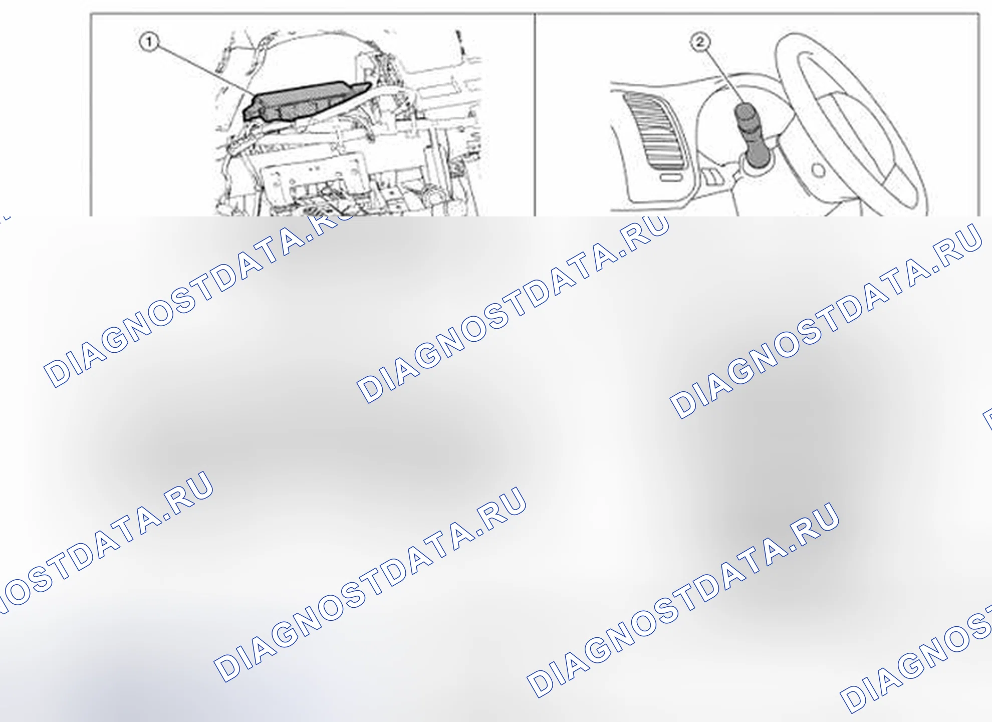 Рис. 226: Расположение компонентов. Nissan Altima L32 рестайлинг
