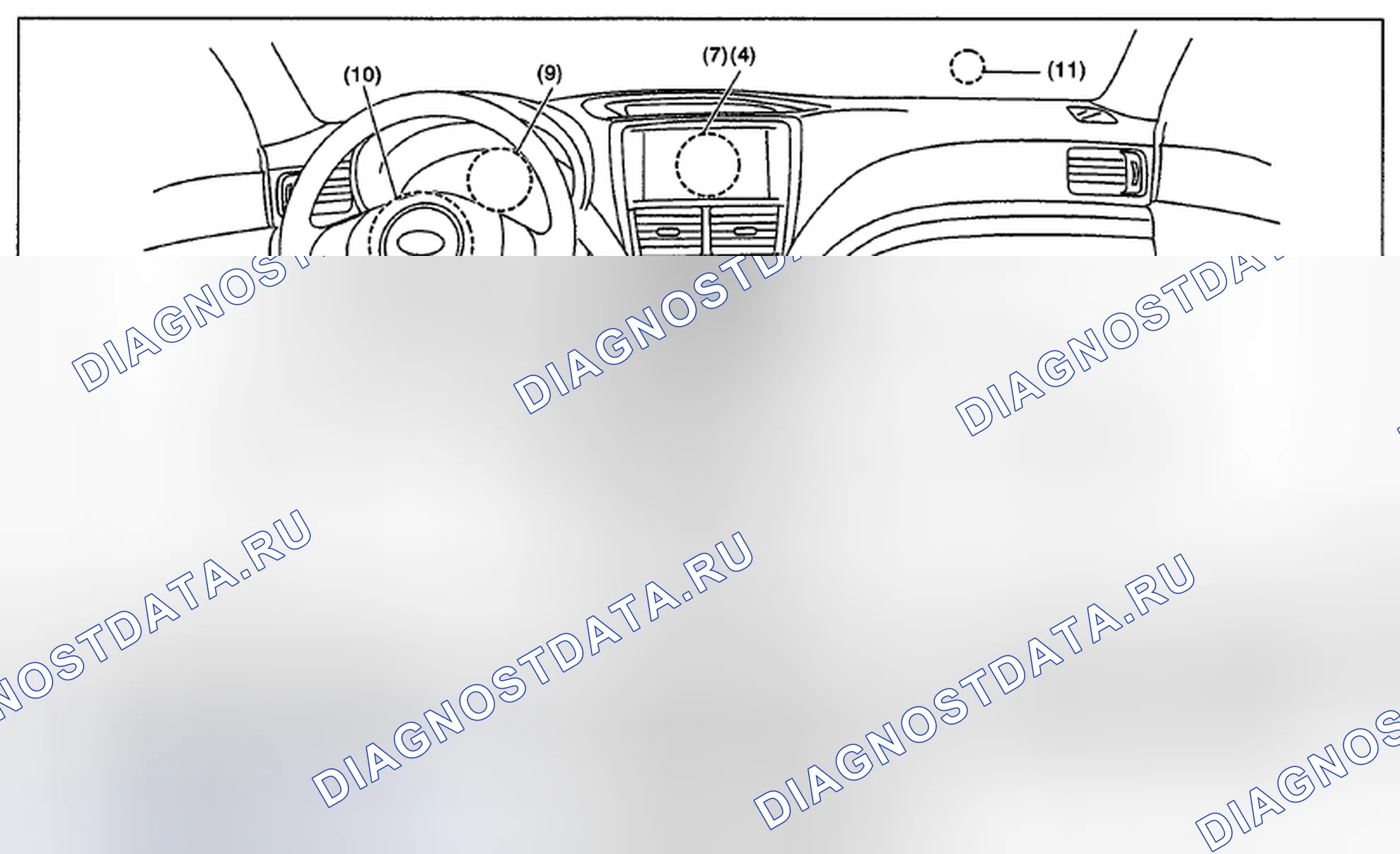 Рис. 48: РАСПОЛОЖЕНИЕ. Subaru Impreza WRX STI GR
