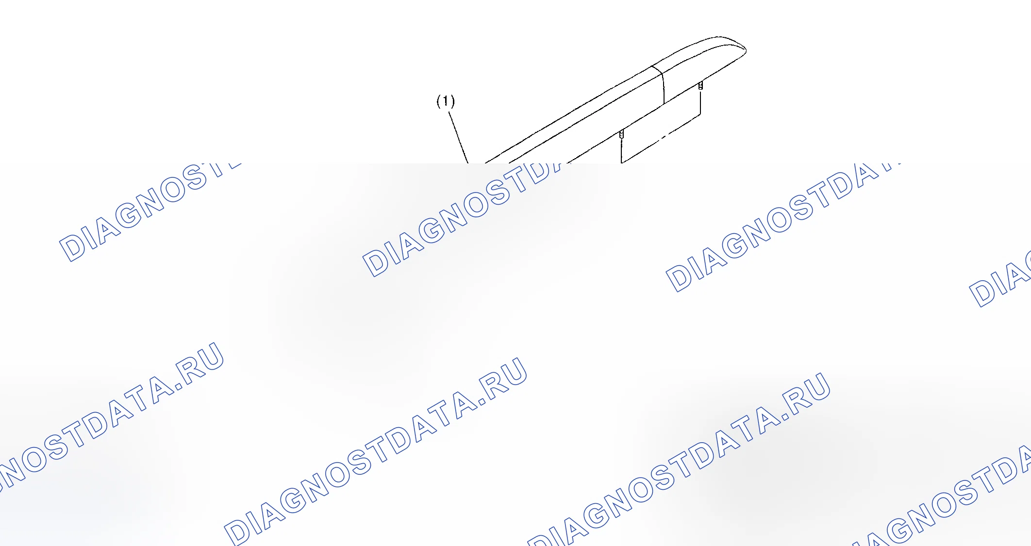 Рис. 57: РЕЙКА КРЫШИ. Subaru Forester SG