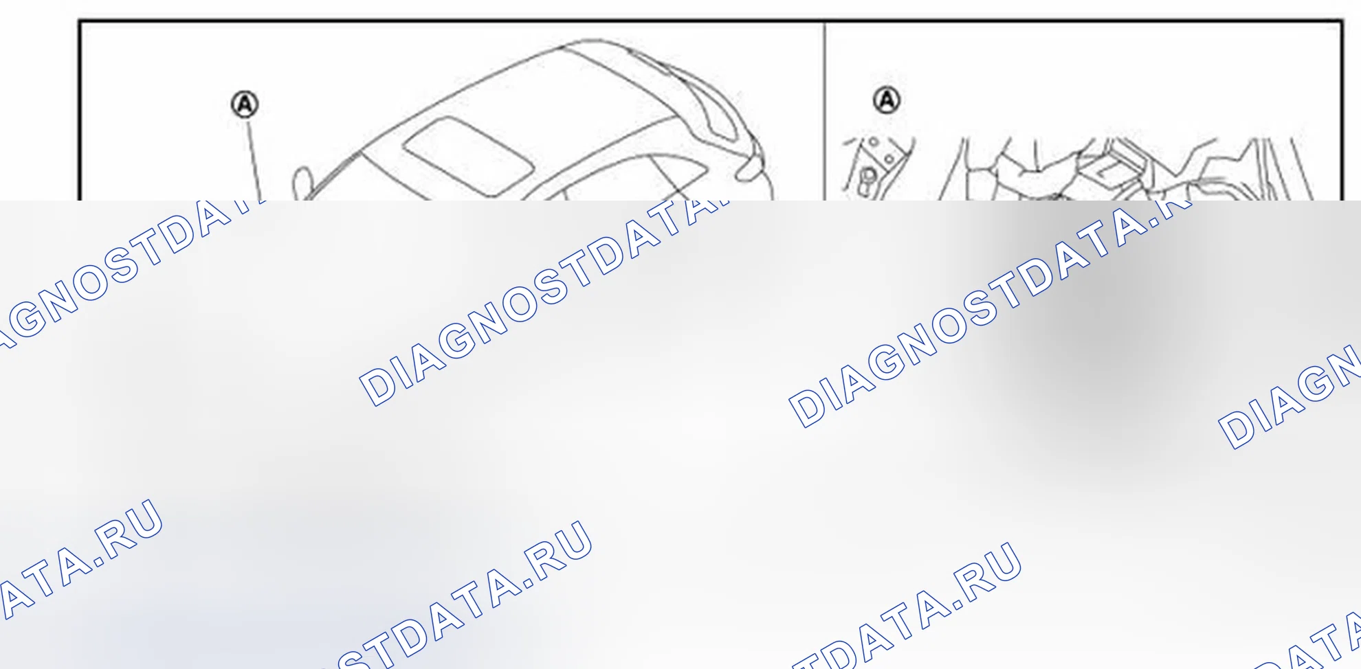 Рис. 44: Расположение компонентов. Infiniti FX35 II рестайлинг