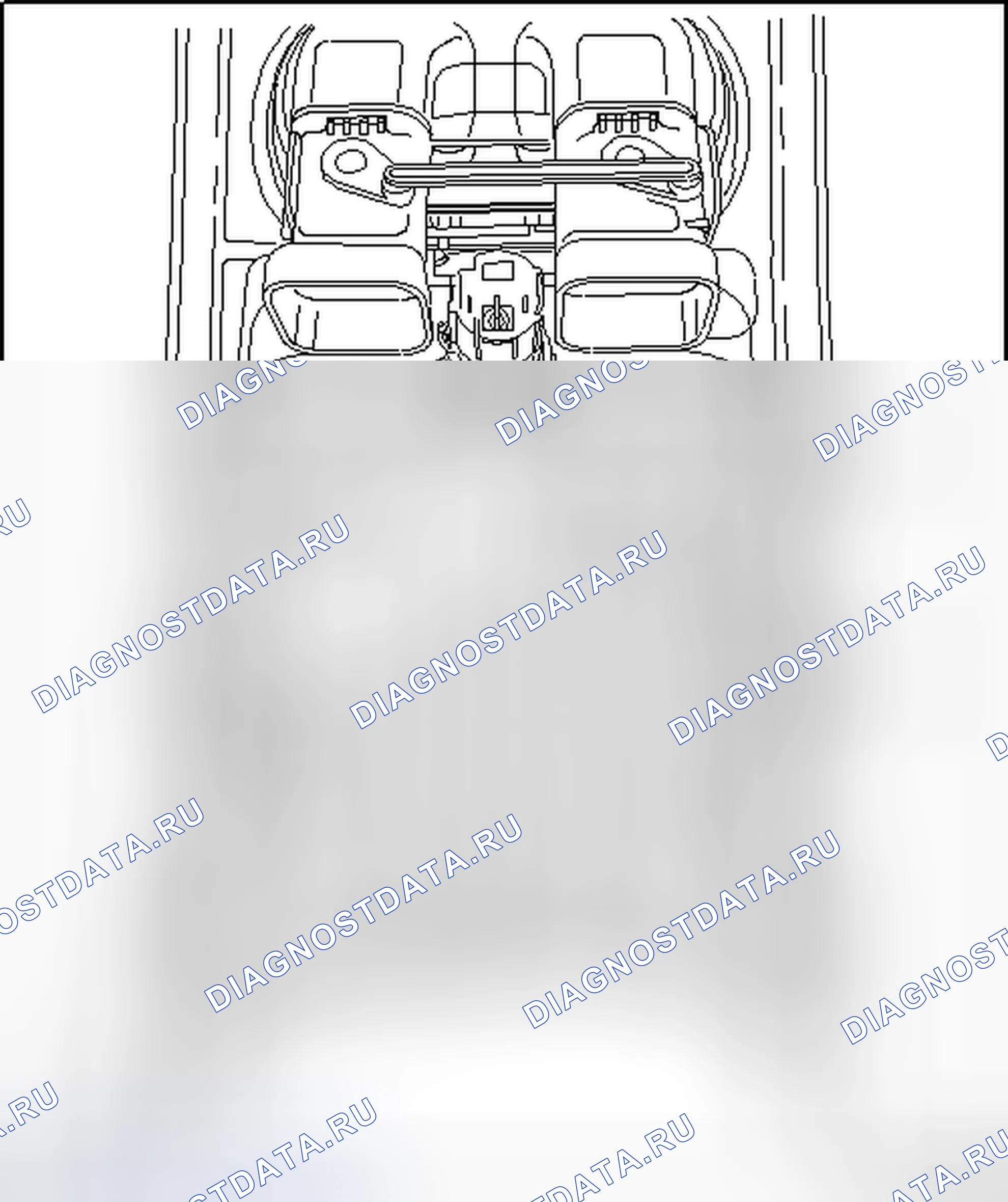 Рис. 21: ДЕРЖАТЕЛЬ ЗАДНЕГО СТАКАНА. Volkswagen Tiguan I