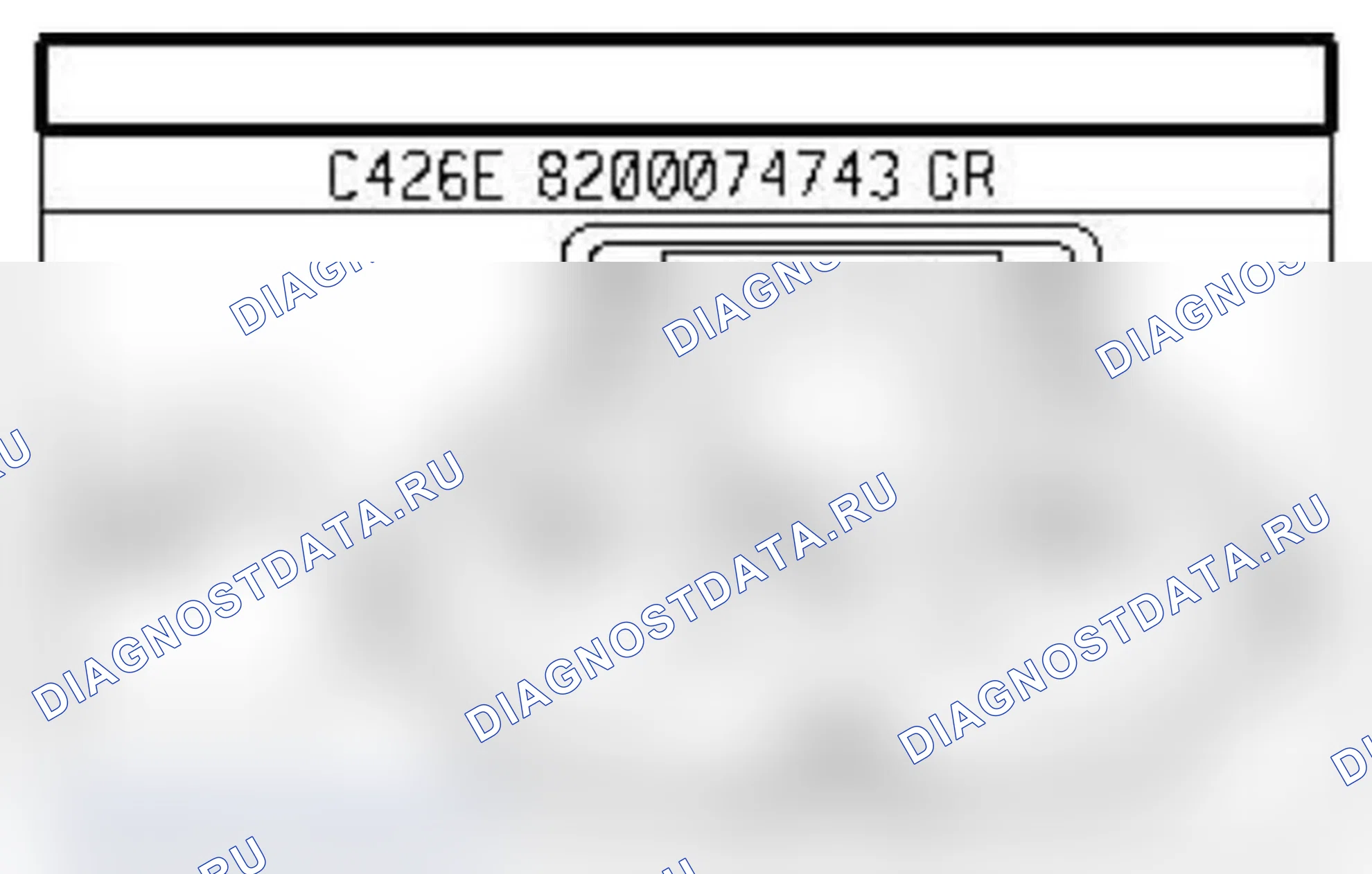 Распиновка разъёма 1310 — Катушка зажигания 2. Renault Espace IV