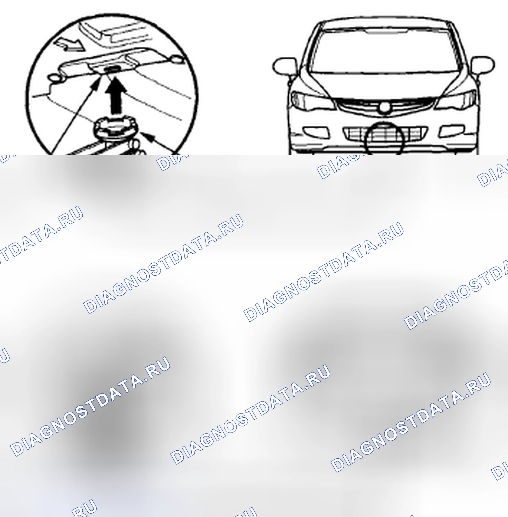 Рис. 34: Напольный домкрат. Acura CSX I