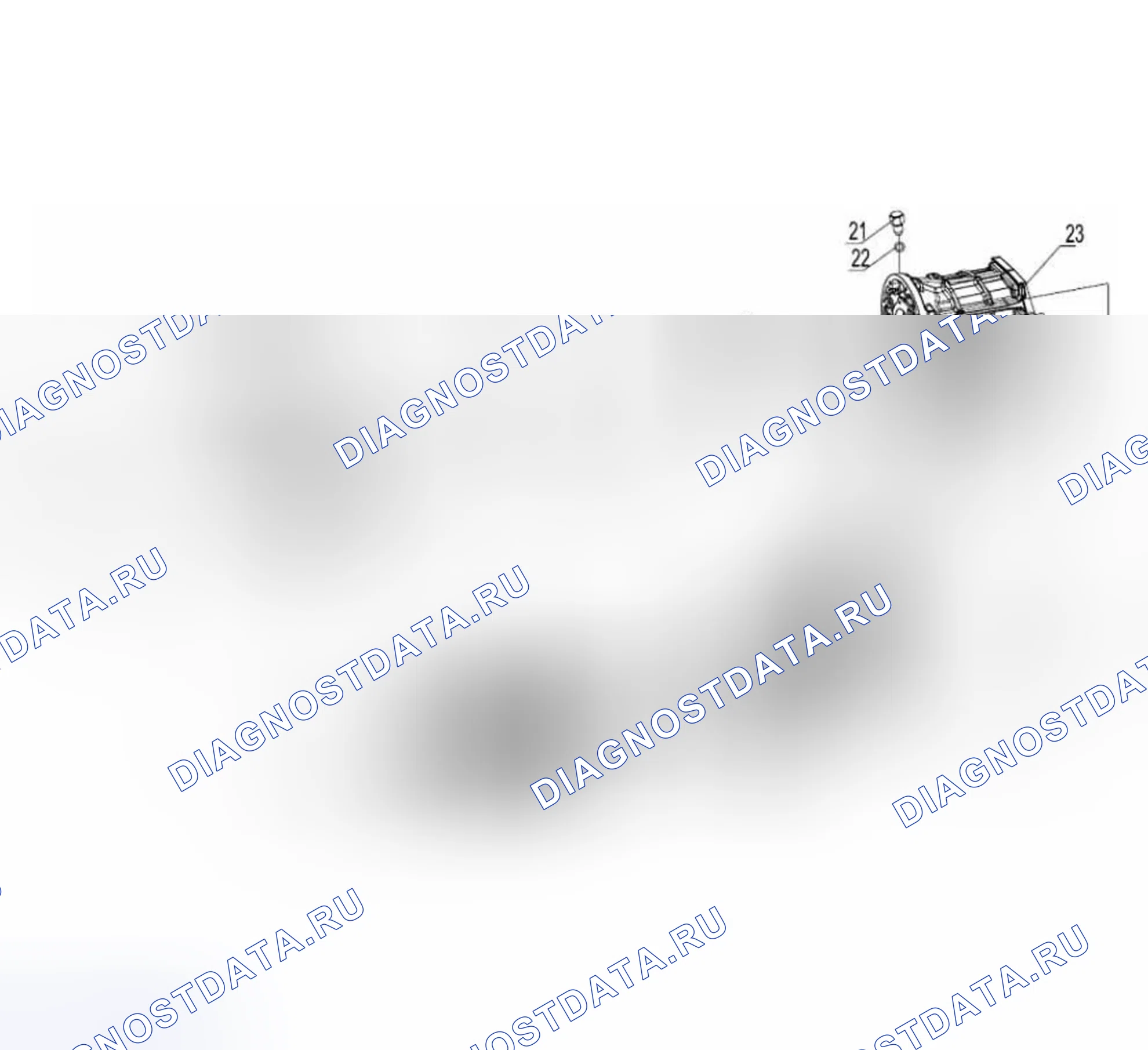 Схема расположения узла трансмиссии — Great Wall Wingle-5. Great-Wall Wingle 5 I