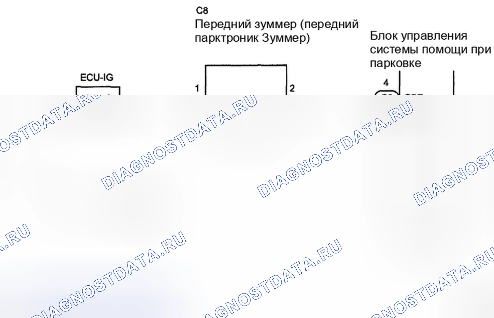 Рис. 41: электросхема. Toyota Sienna II рестайлинг