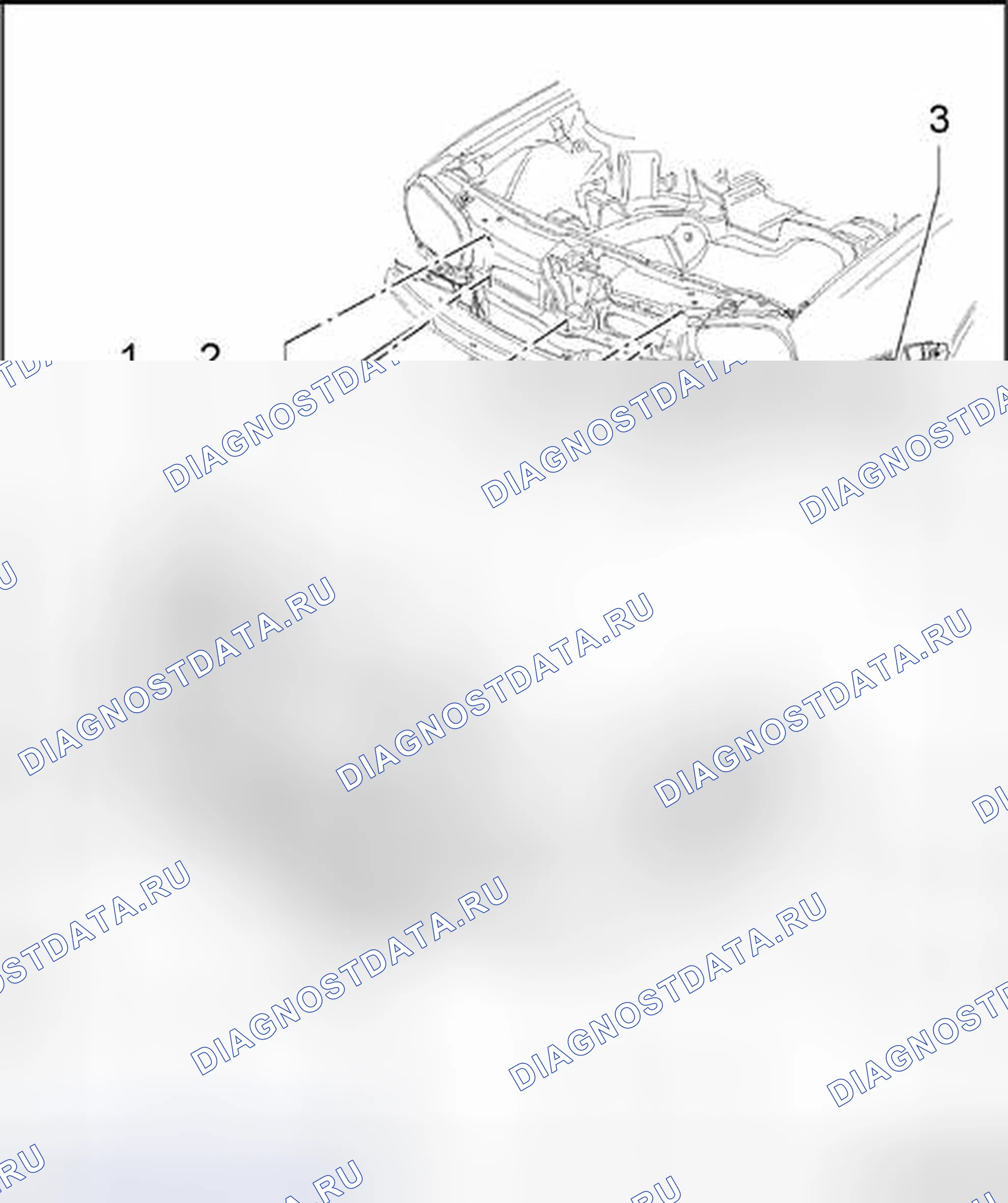 Рис. 5: Крышка бампера (Golf R32), обзор сборки. Volkswagen Golf Mk4