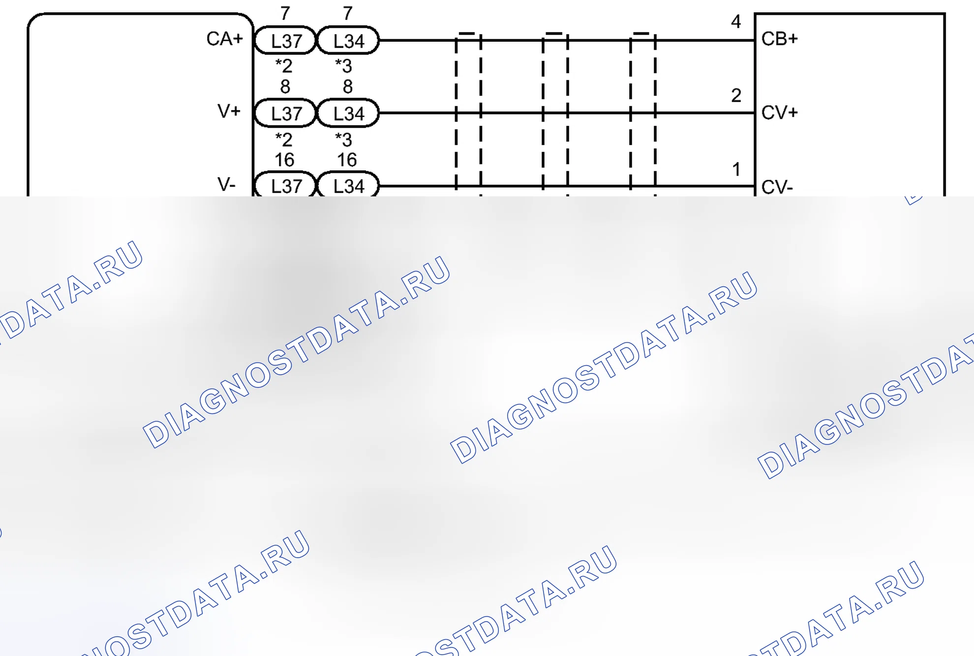 Рис. 102: электросхема. Toyota Prius V I