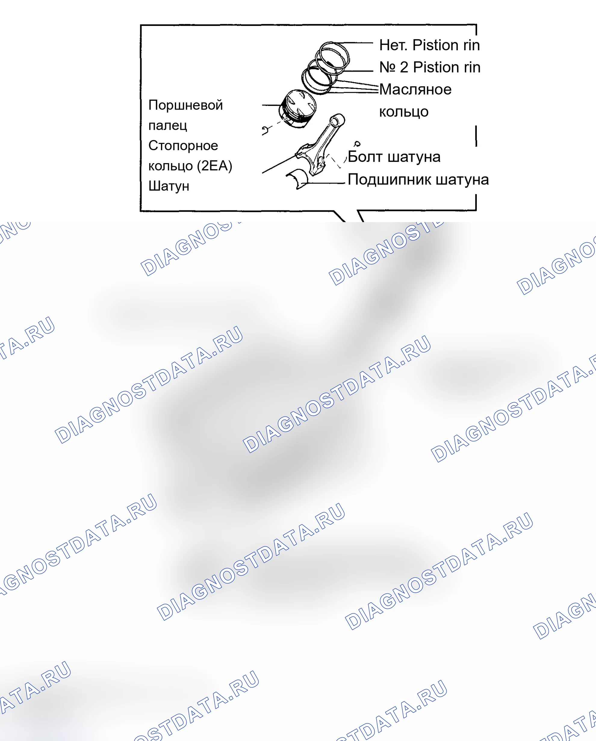 Рис. 100: КОМПОНЕНТЫ. Hyundai Santa Fe II