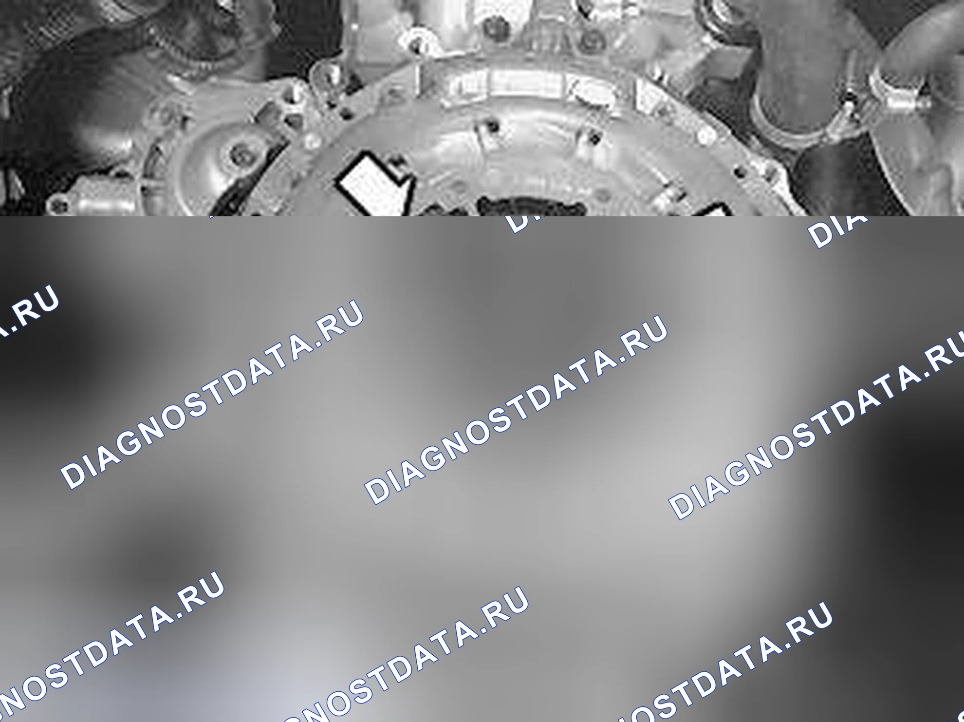 Рис. 682: Демонтаж сцепления. Volvo C70 I