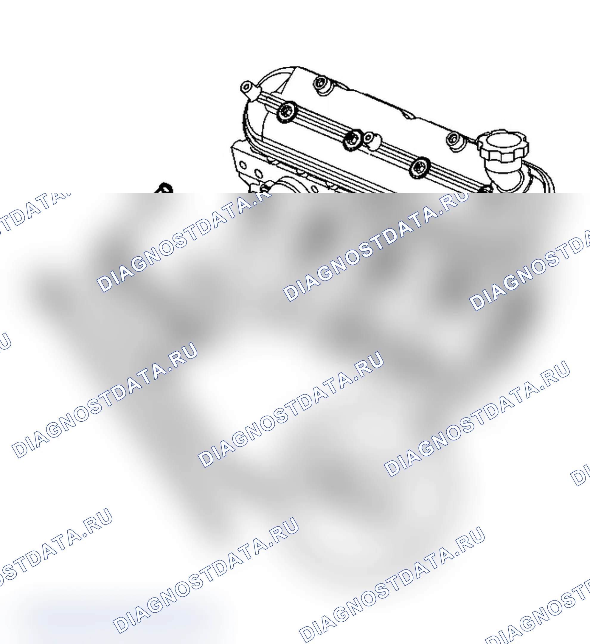 Рис. 593: Индикатор уровня масла и демонтаж трубки. Chevrolet Silverado 1500 