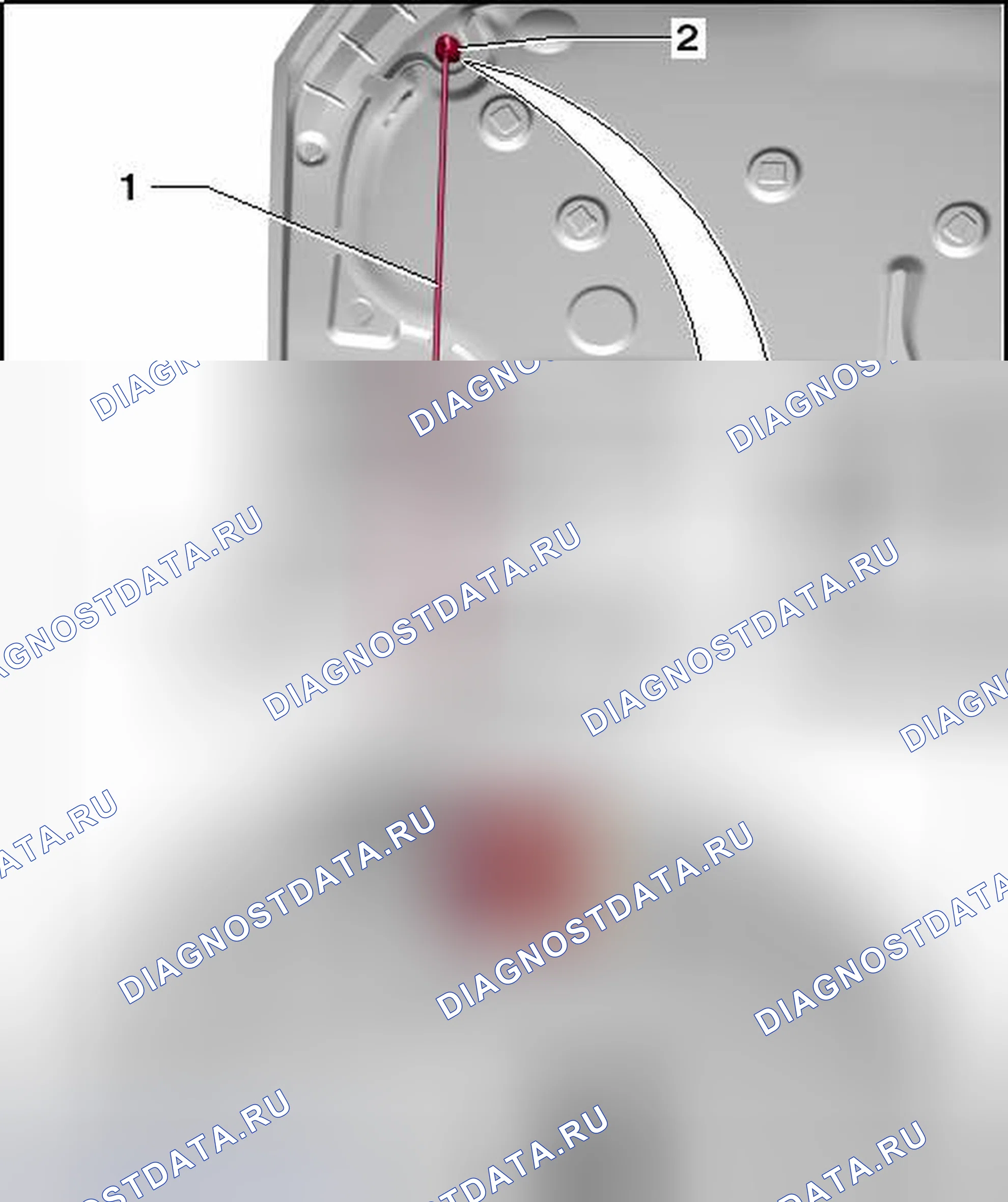 Рис. 71: ГАЗОВАЯ СТОЙКА КАПОТА. Volkswagen Golf Mk7