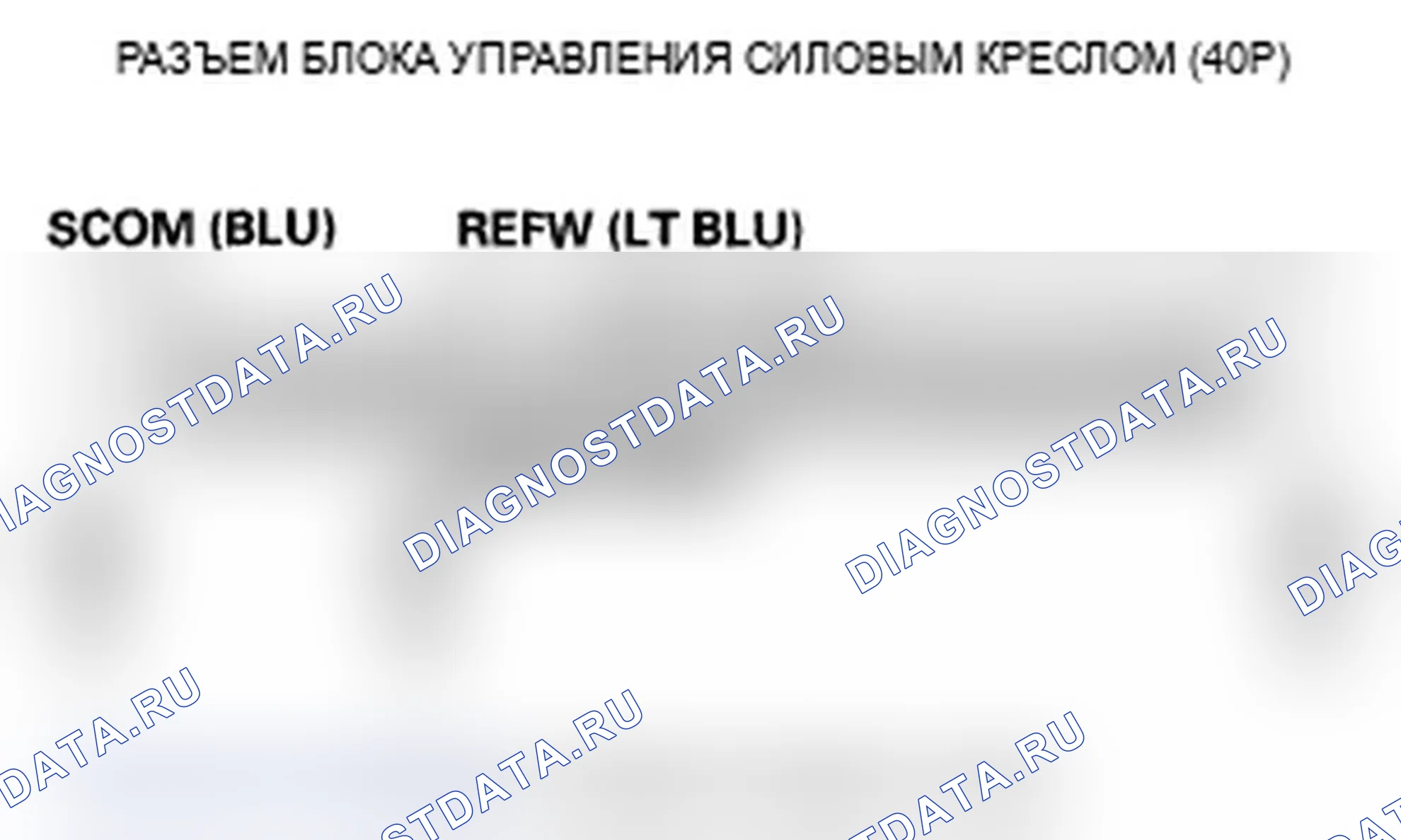 Рис. 72: B1845 расшифровка кода ошибки: Неисправность цепи переключателя отката сиденья с электроприводом. Acura MDX II