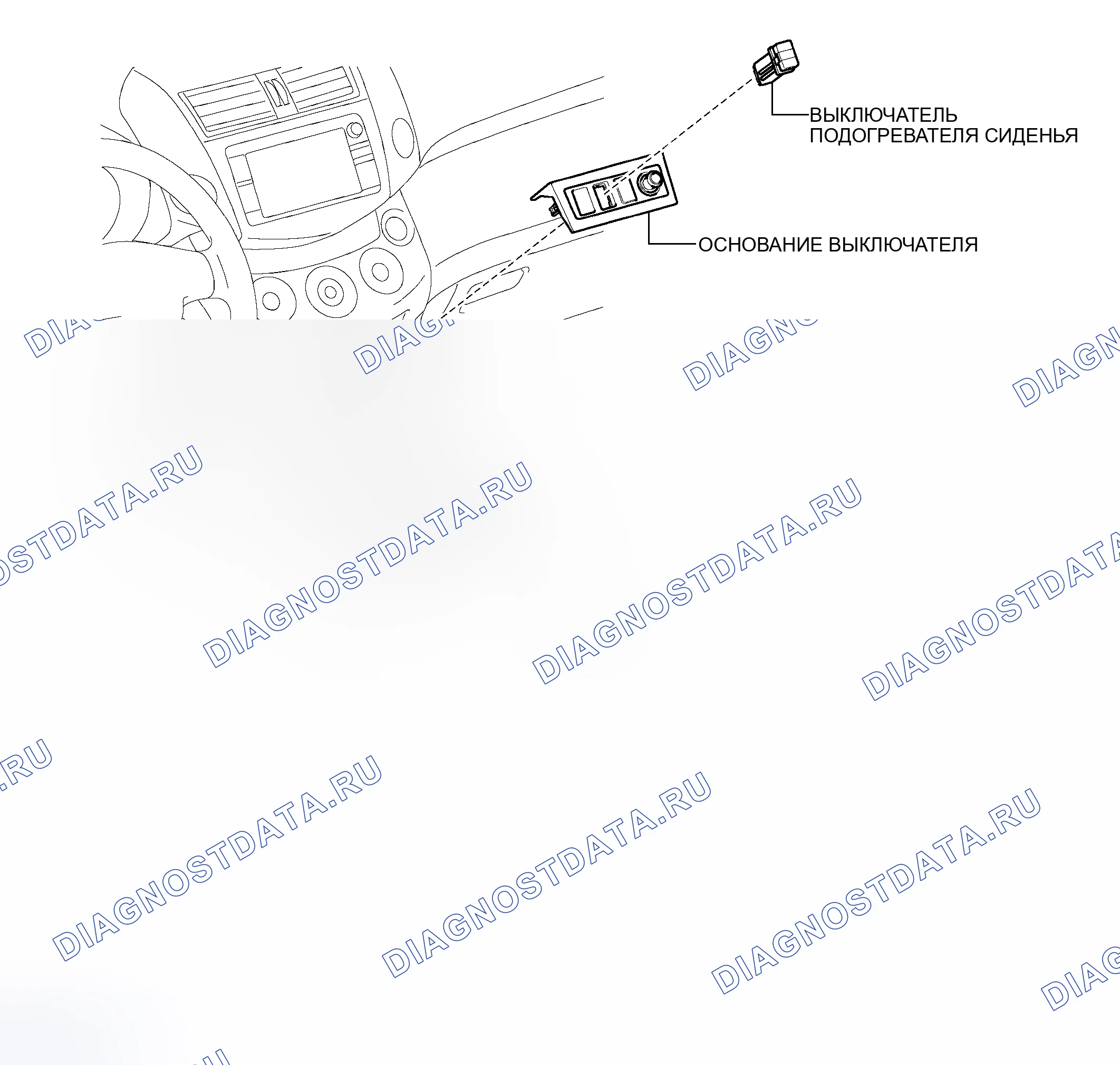 Рис. 72: КОМПОНЕНТЫ. Toyota RAV4 III
