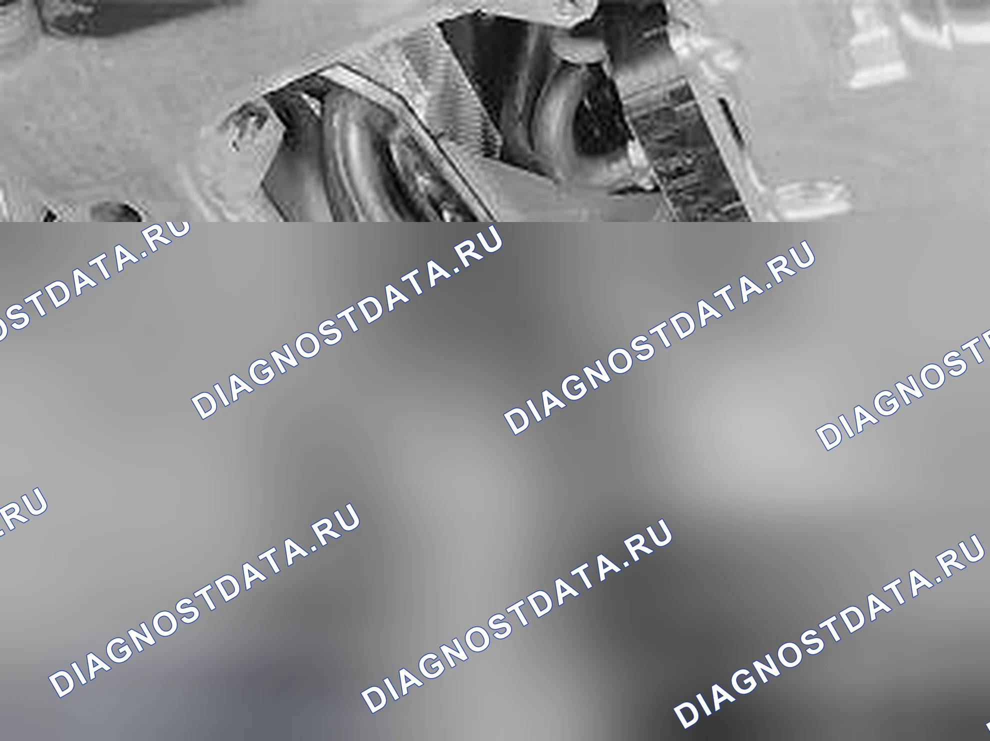 Рис. 33: Демонтаж выпускного коллектора и трехходового каталитического нейтрализатора (TWC). Volvo V70 II рестайлинг