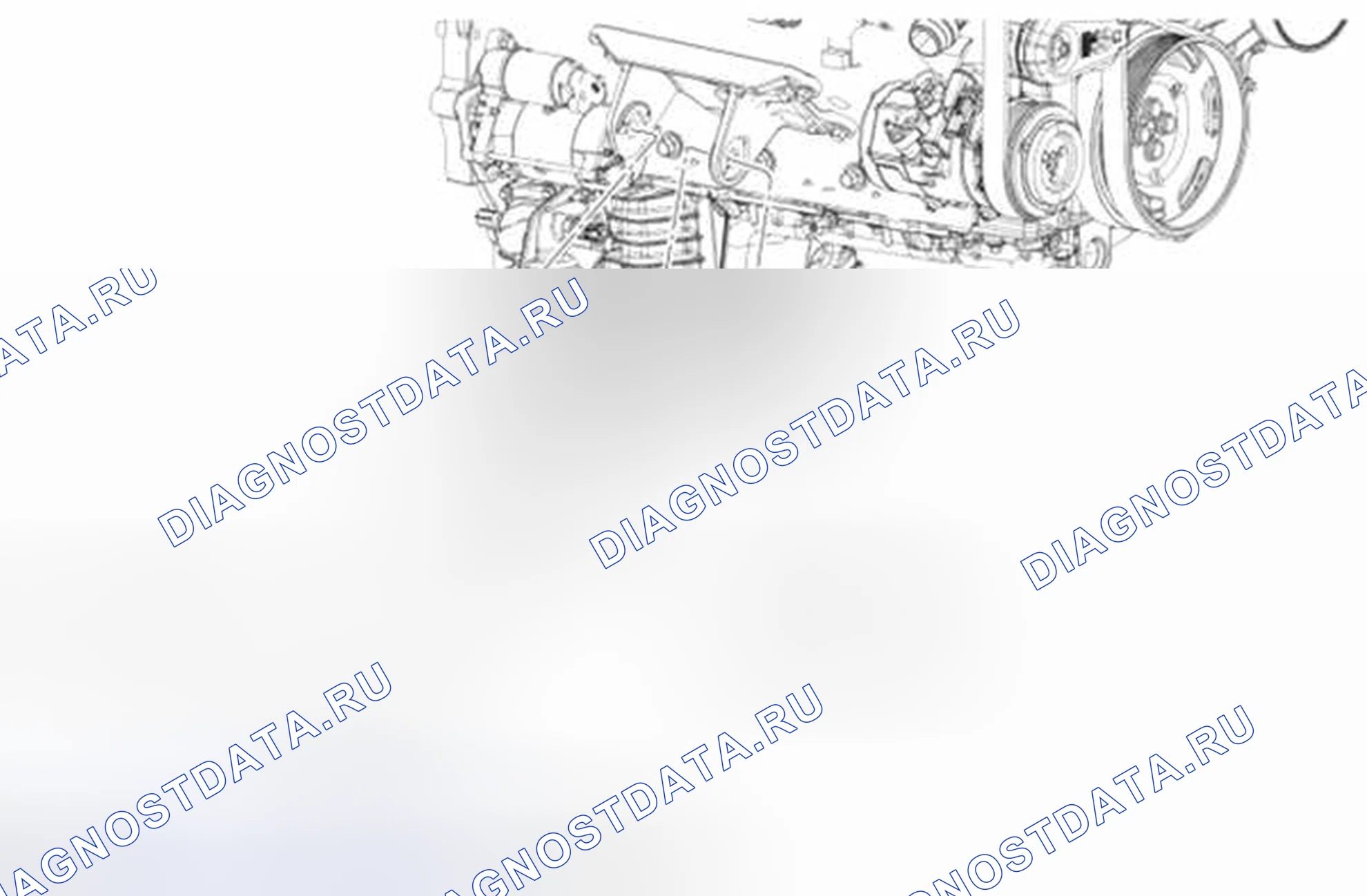 Рис. 471: Опорные изоляторы двигателя. Ford Pickup F250 Super Duty II