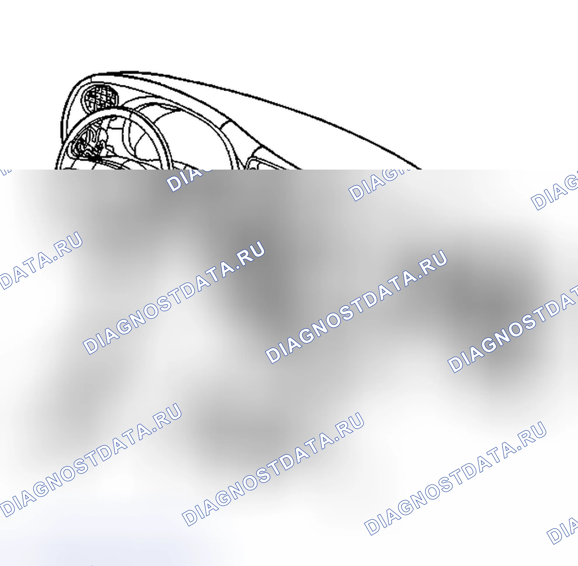 Рис. 11: Порядок демонтажа. Hyundai Tiburon II рестайлинг
