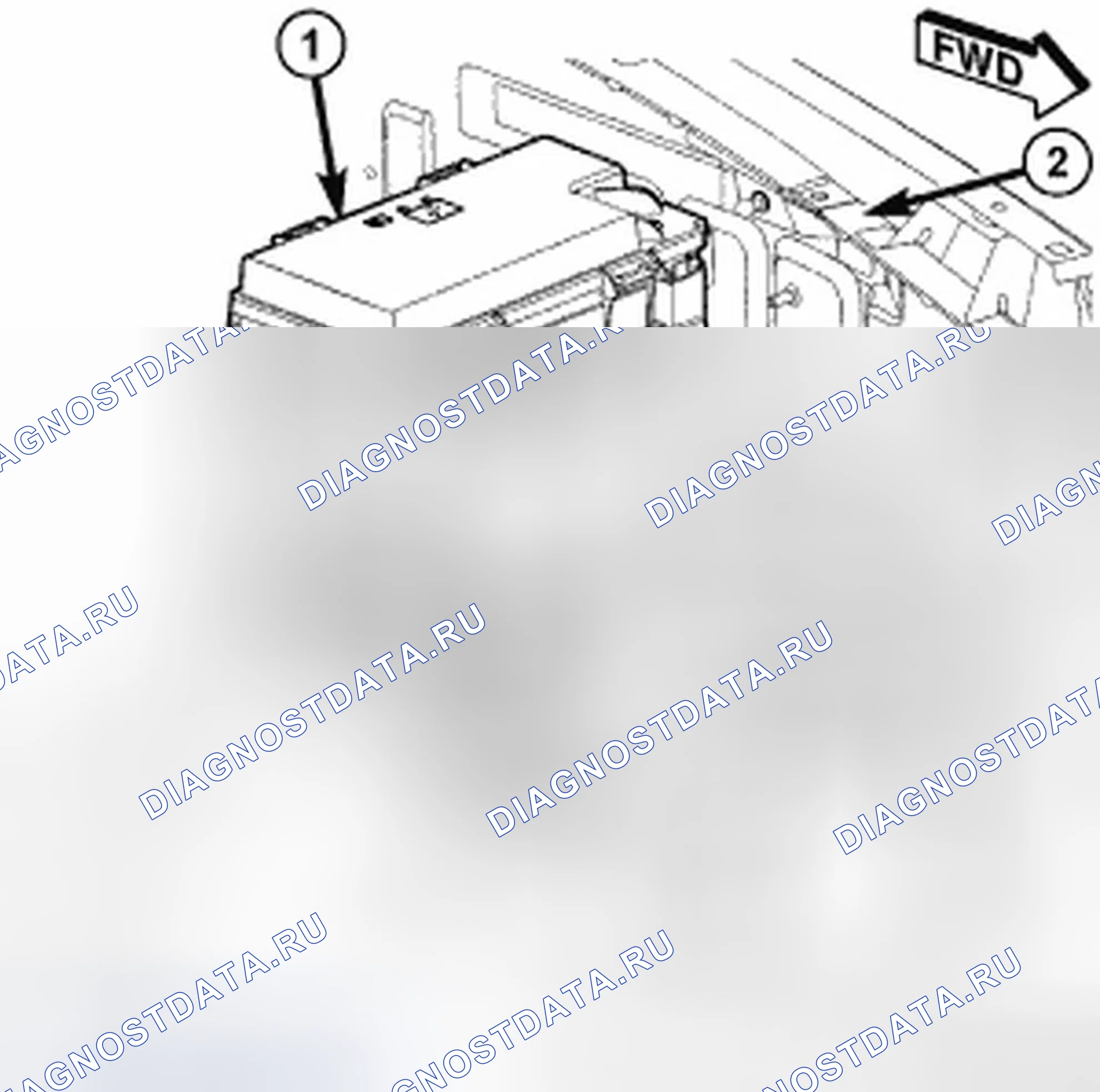 Рис. 61: РЕЛЕ СТАРТЕРА. Dodge Nitro I
