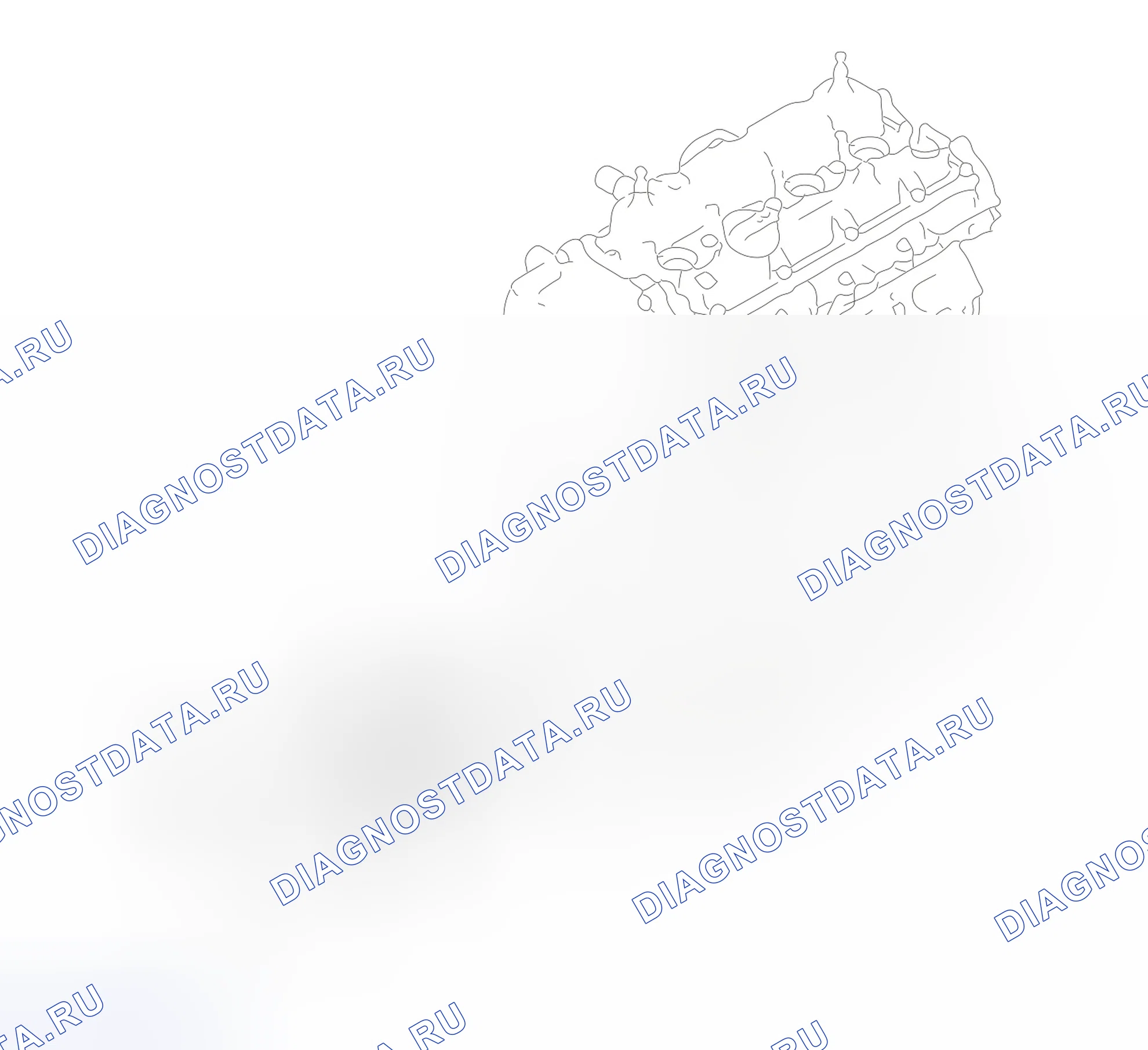 Схема расположения масляного уплотнения перед коленчатого вала — Wey Vv7-Phev. Wey VV7 PHEV I