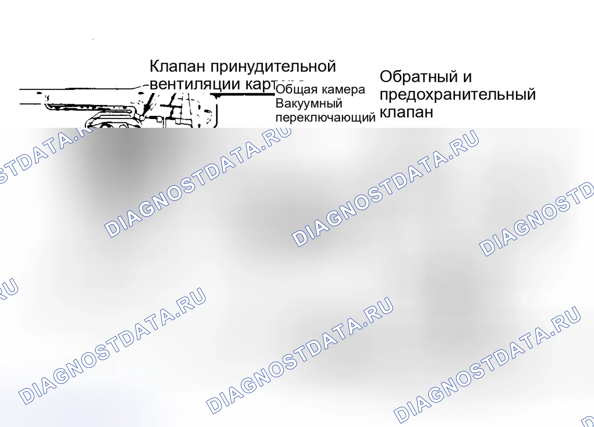 Рис. 6: СИСТЕМА ИСПАРИТЕЛЬНЫХ ВЫБРОСОВ. Isuzu Rodeo I