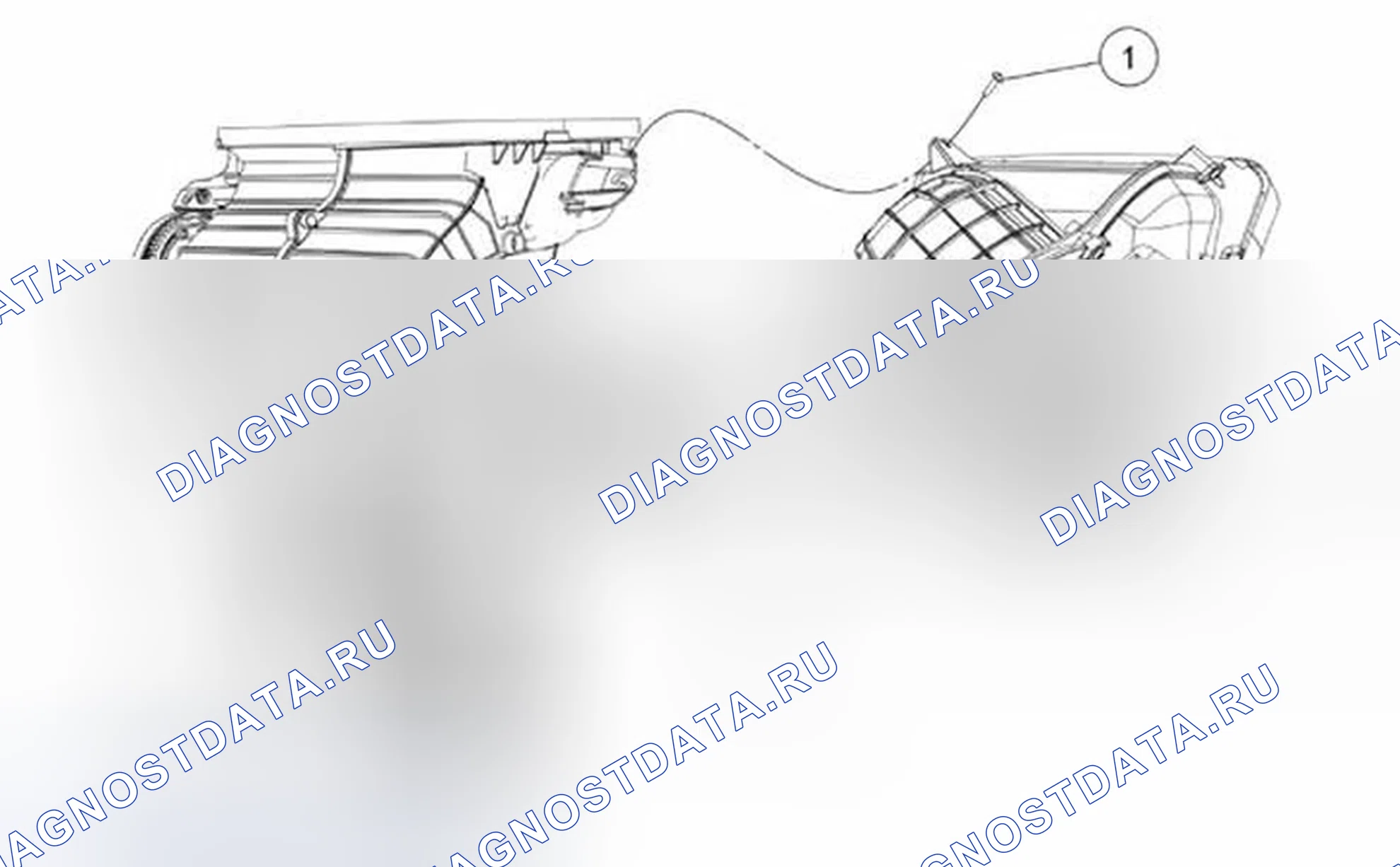 Рис. 26: Воздуховод на входе. Ford Fiesta Mk6