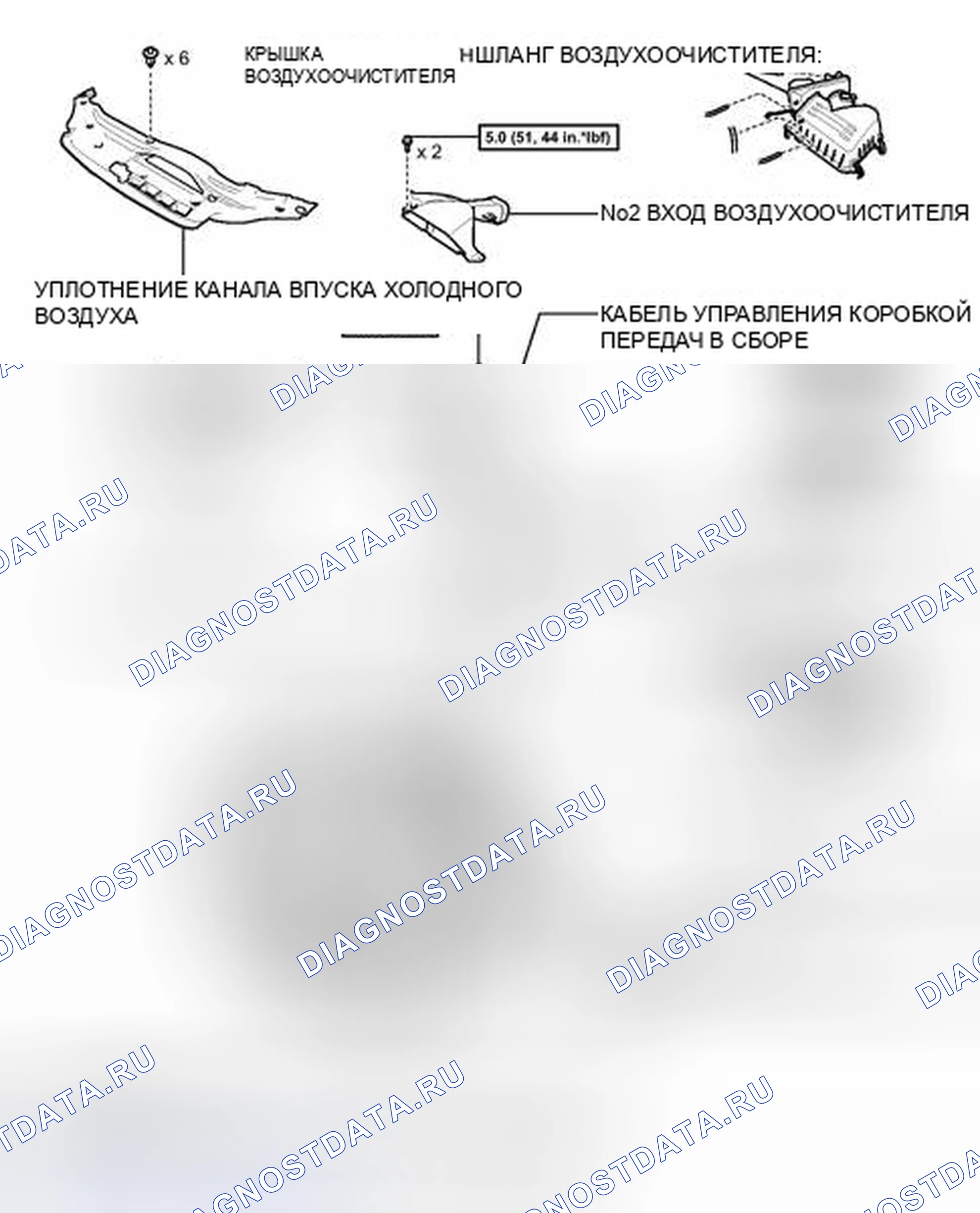 Рис. 58: ИЛЛЮСТРАЦИЯ. Toyota Avalon XX30 рестайлинг 2