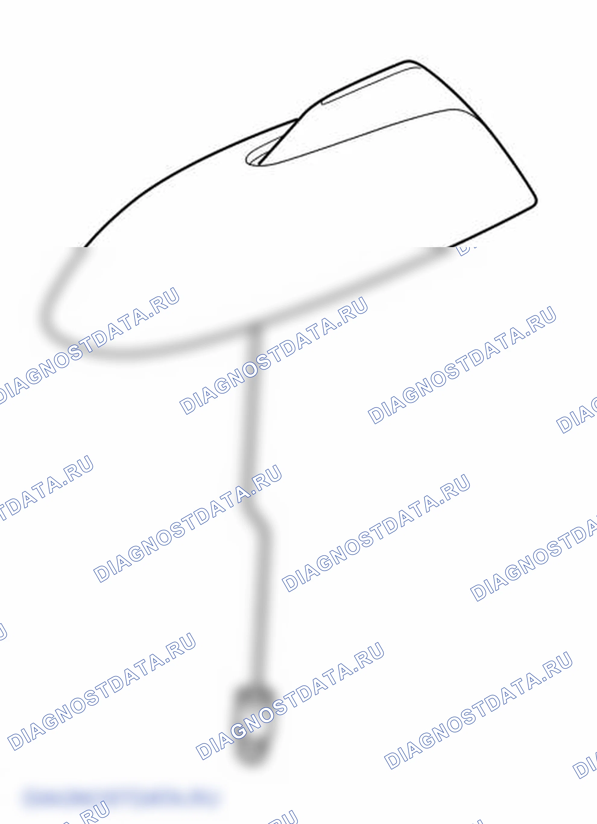 Рис. 16: АНТЕННА SDARS. Land Rover Range Rover L322