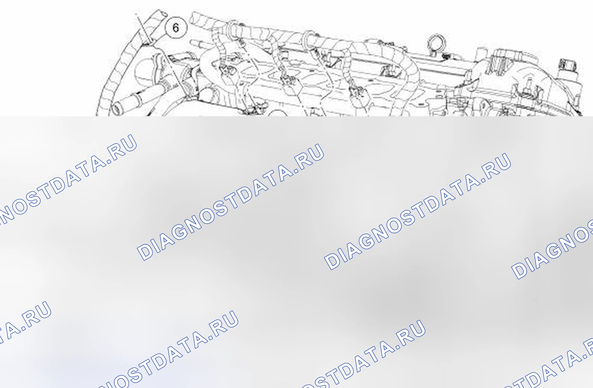 Рис. 365: Крышка клапана - правая (Вид 1 из 2). Hyundai Kona I рестайлинг