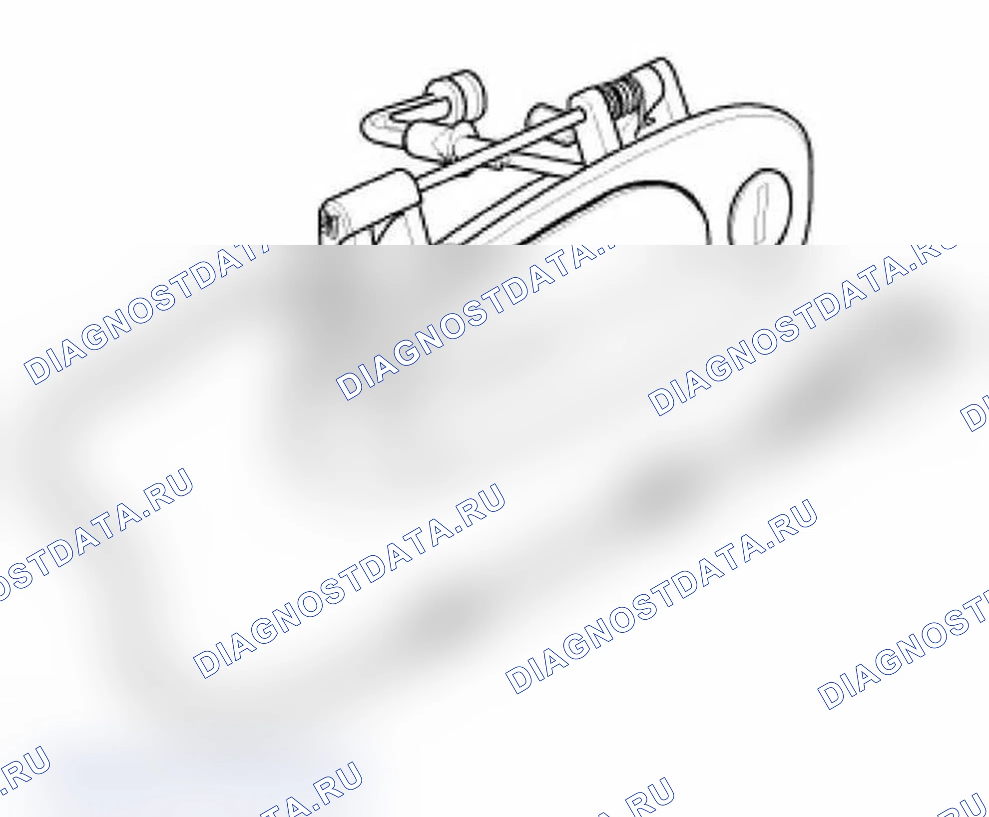Рис. 164: Разборка и сборка дверной ручки. Porsche 911 GT3 996 рестайлинг